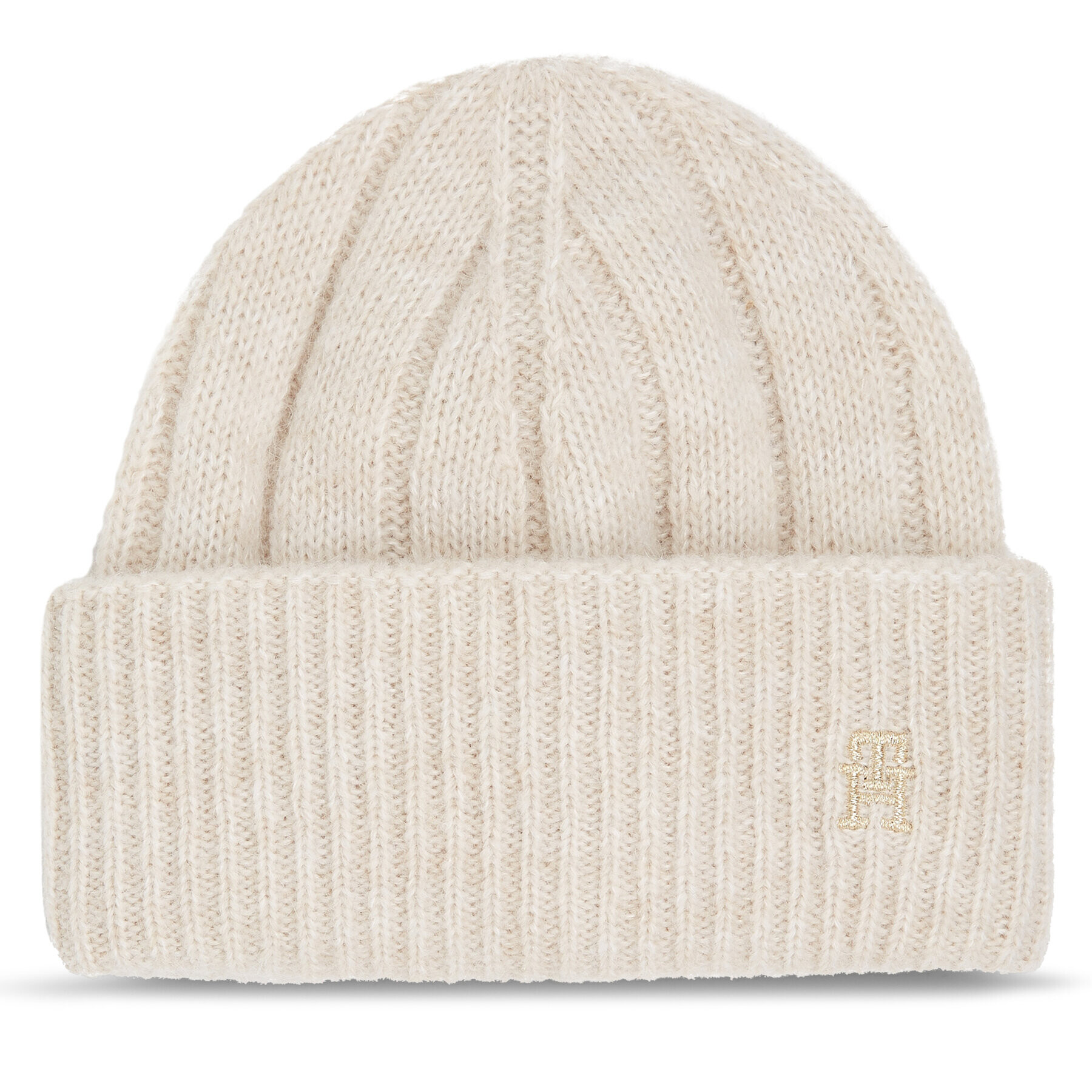 Tommy Hilfiger Čepice Th Timeless Beanie AW0AW15307 Béžová - Pepit.cz