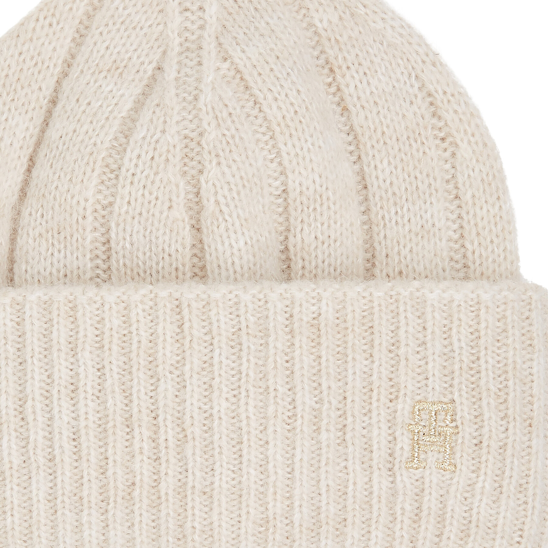 Tommy Hilfiger Čepice Th Timeless Beanie AW0AW15307 Béžová - Pepit.cz