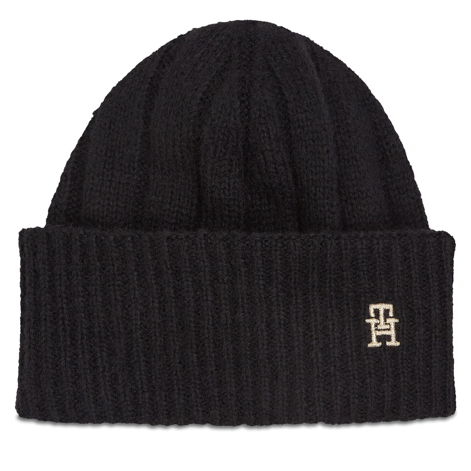 Tommy Hilfiger Čepice Th Timeless Beanie AW0AW15307 Černá - Pepit.cz