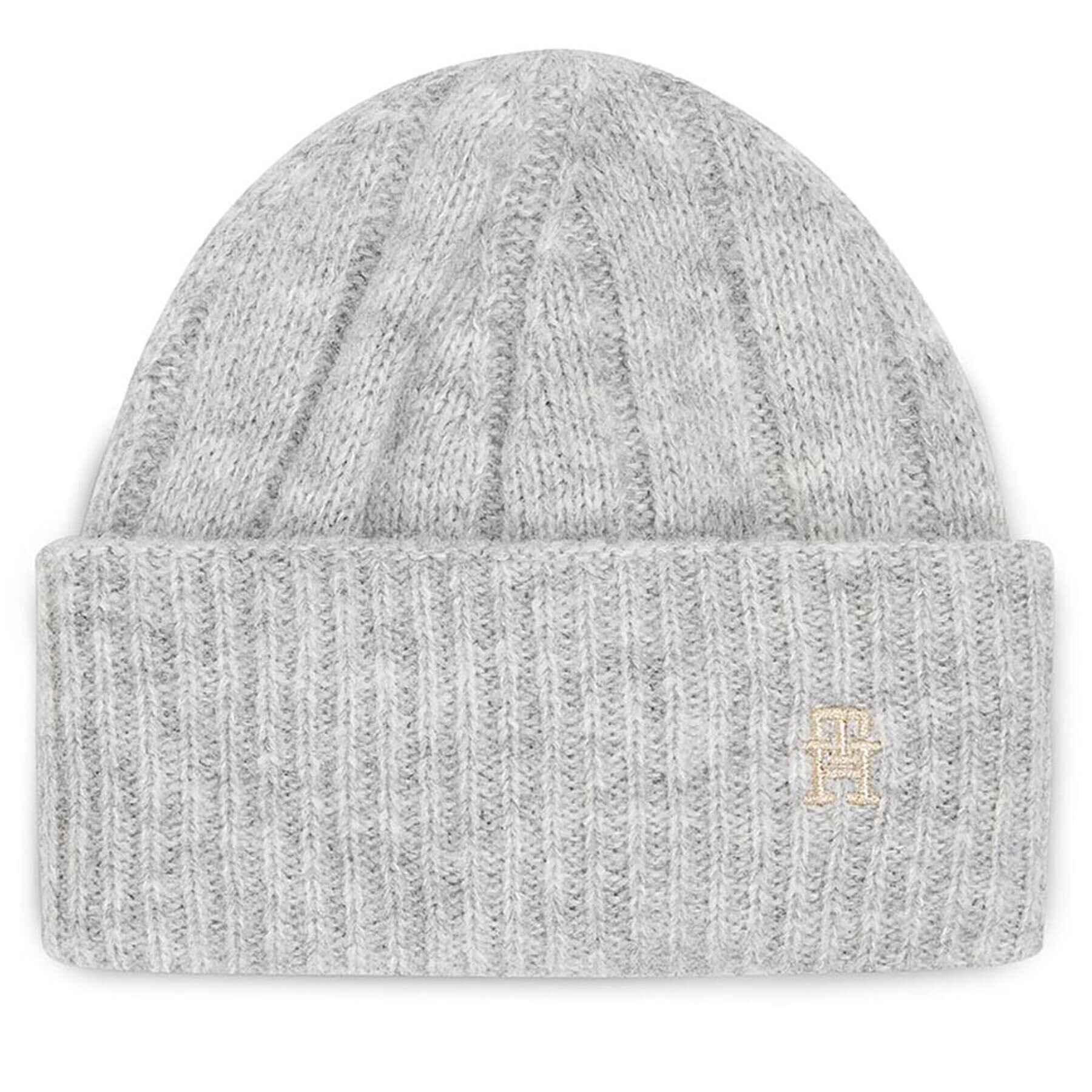 Tommy Hilfiger Čepice Th Timeless Beanie AW0AW15307 Šedá - Pepit.cz