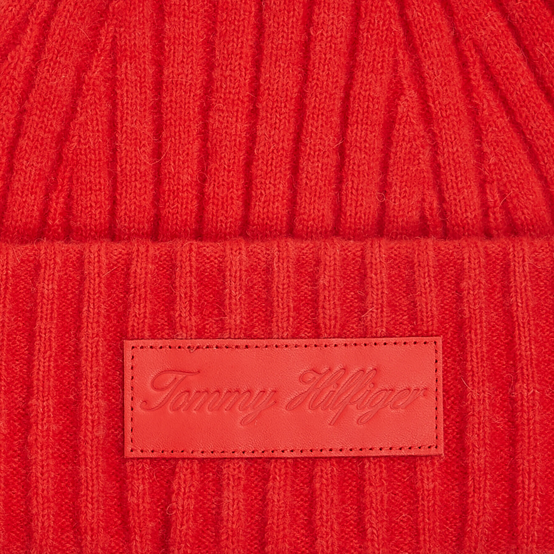 Tommy Hilfiger Čepice Tommy Twist Beanie AW0AW15325 Oranžová - Pepit.cz