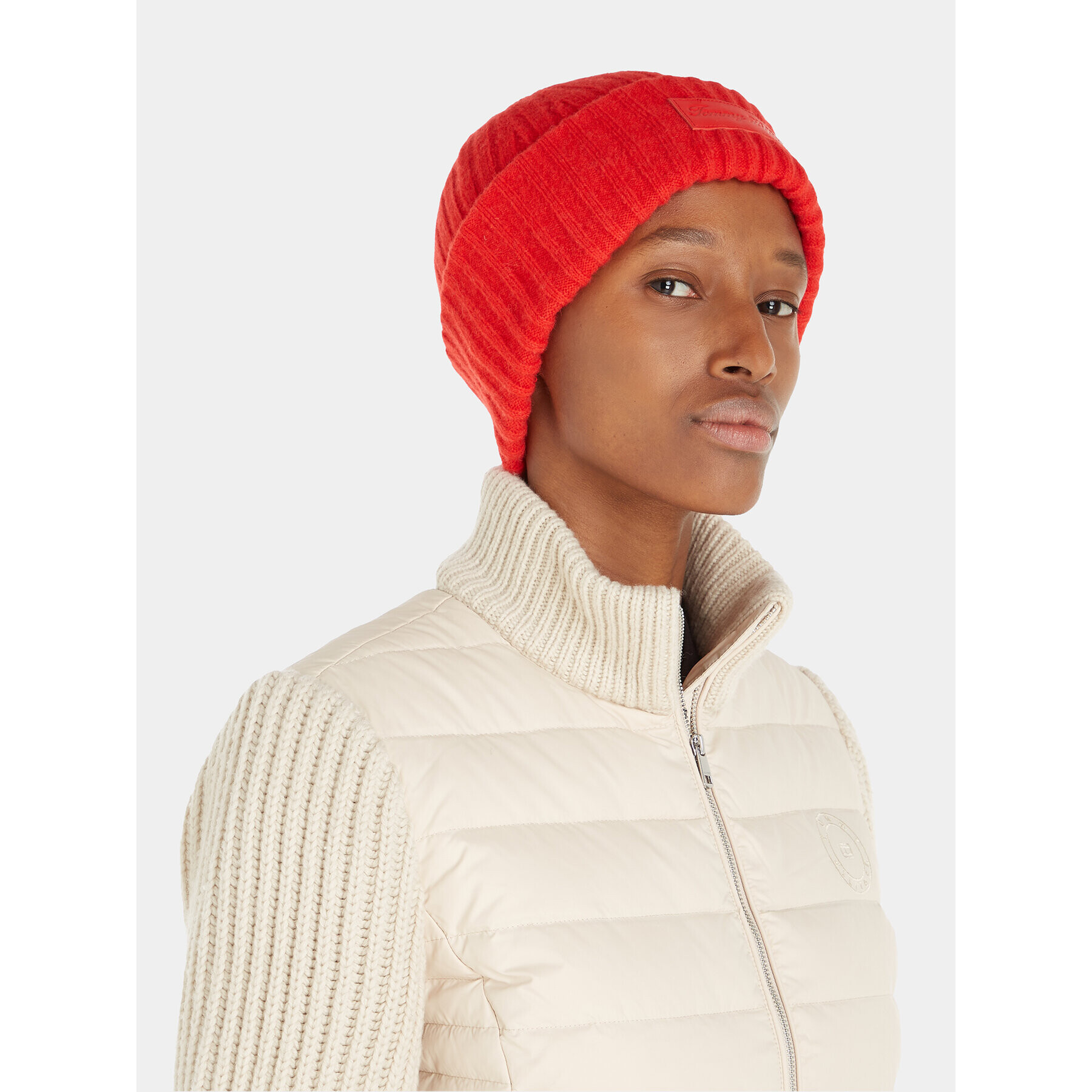 Tommy Hilfiger Čepice Tommy Twist Beanie AW0AW15325 Oranžová - Pepit.cz