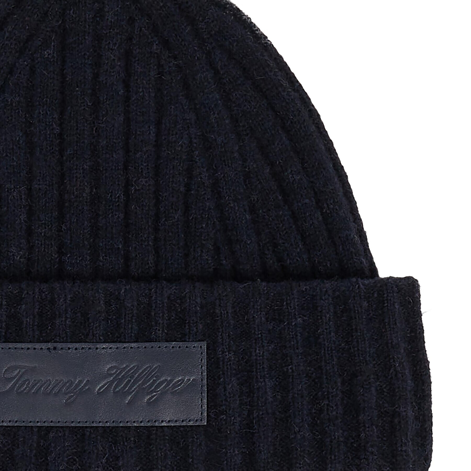 Tommy Hilfiger Čepice Tommy Twist Beanie AW0AW15325 Tmavomodrá - Pepit.cz