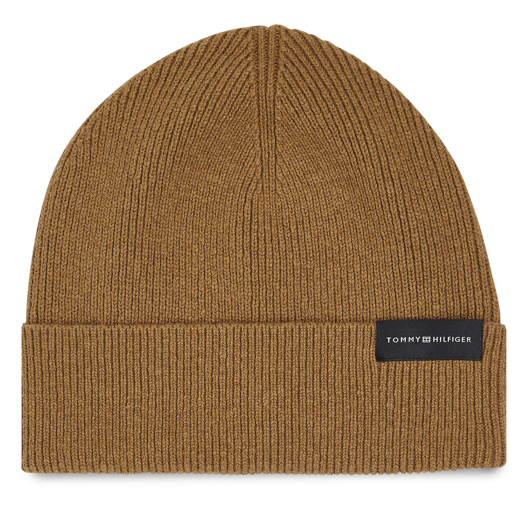 Tommy Hilfiger Čepice Uptown Wool Beanie AM0AM11483 Béžová - Pepit.cz