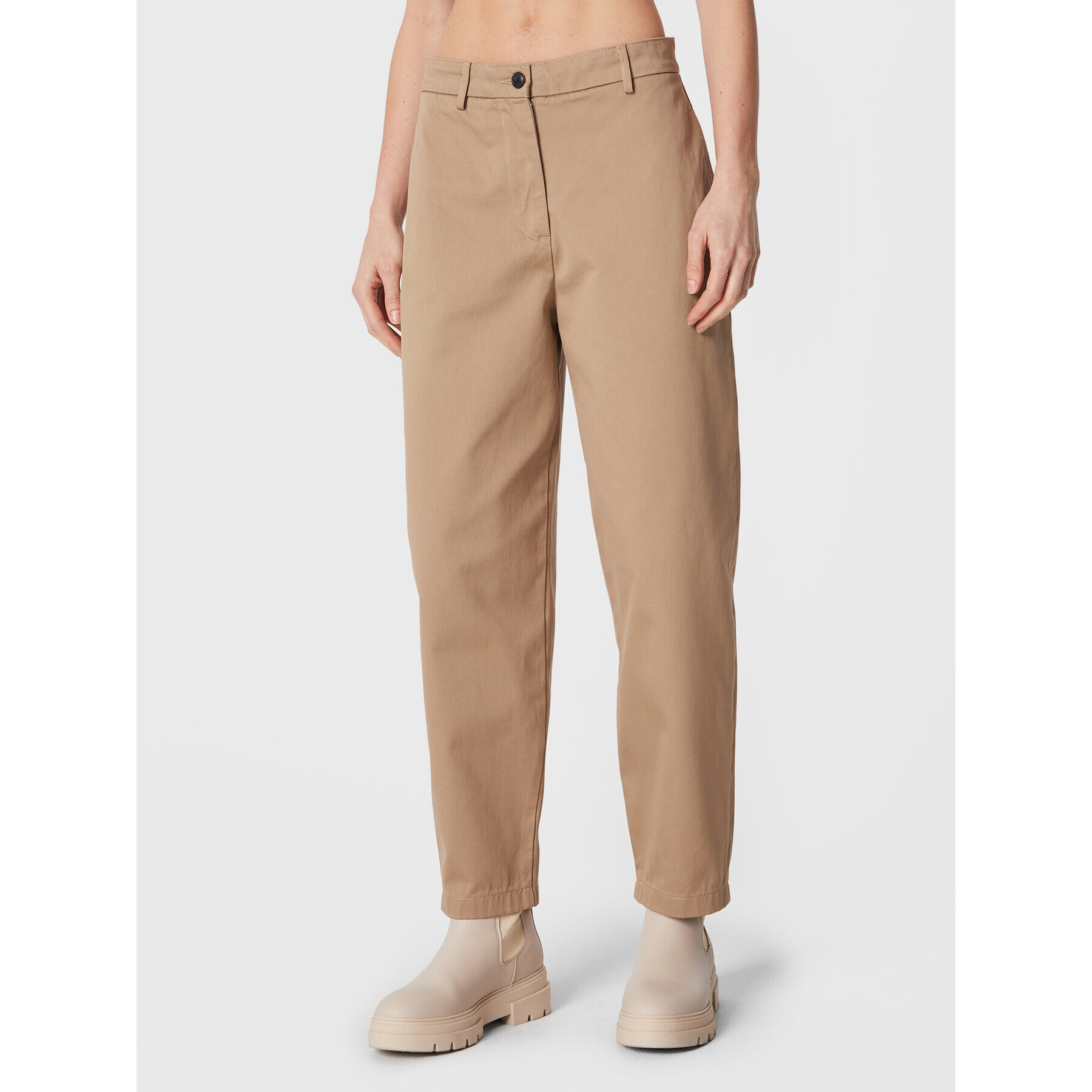 Tommy Hilfiger Chino kalhoty Balloon WW0WW37087 Béžová Relaxed Fit - Pepit.cz