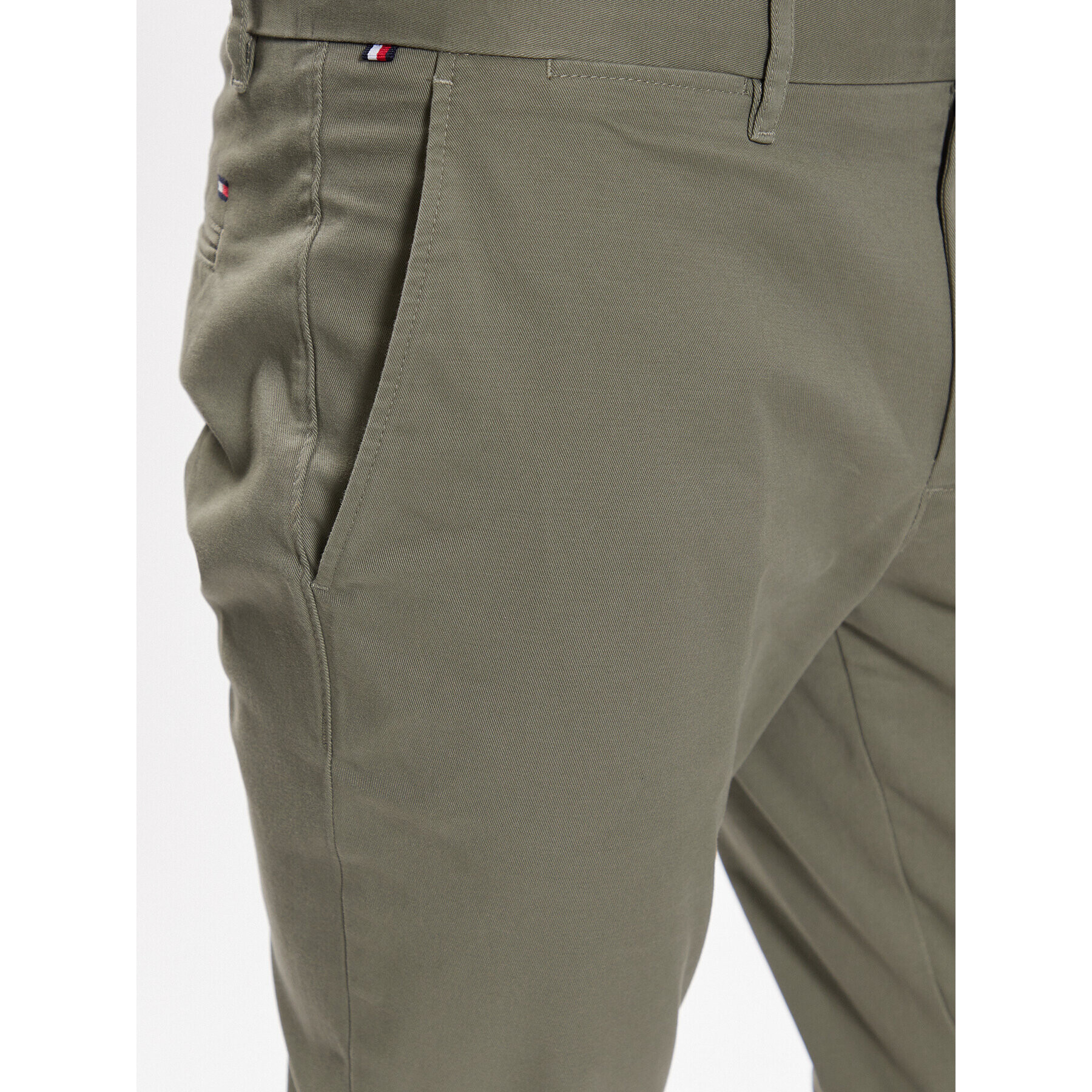 Tommy Hilfiger Chino kalhoty Bleecker 1985 MW0MW26619 Zelená Slim Fit - Pepit.cz