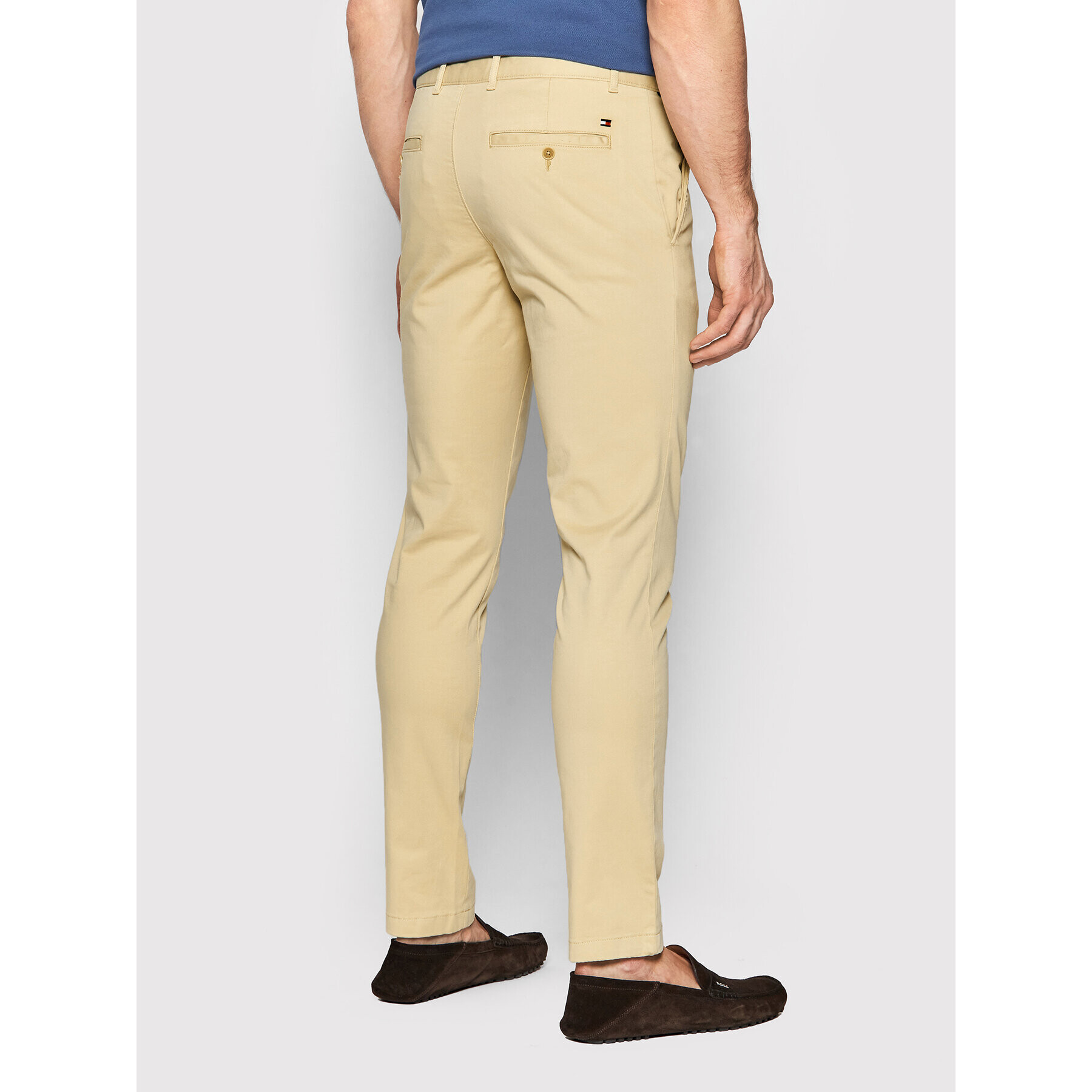 Tommy Hilfiger Chino kalhoty Bleecker MW0MW13846 Béžová Slim Fit - Pepit.cz