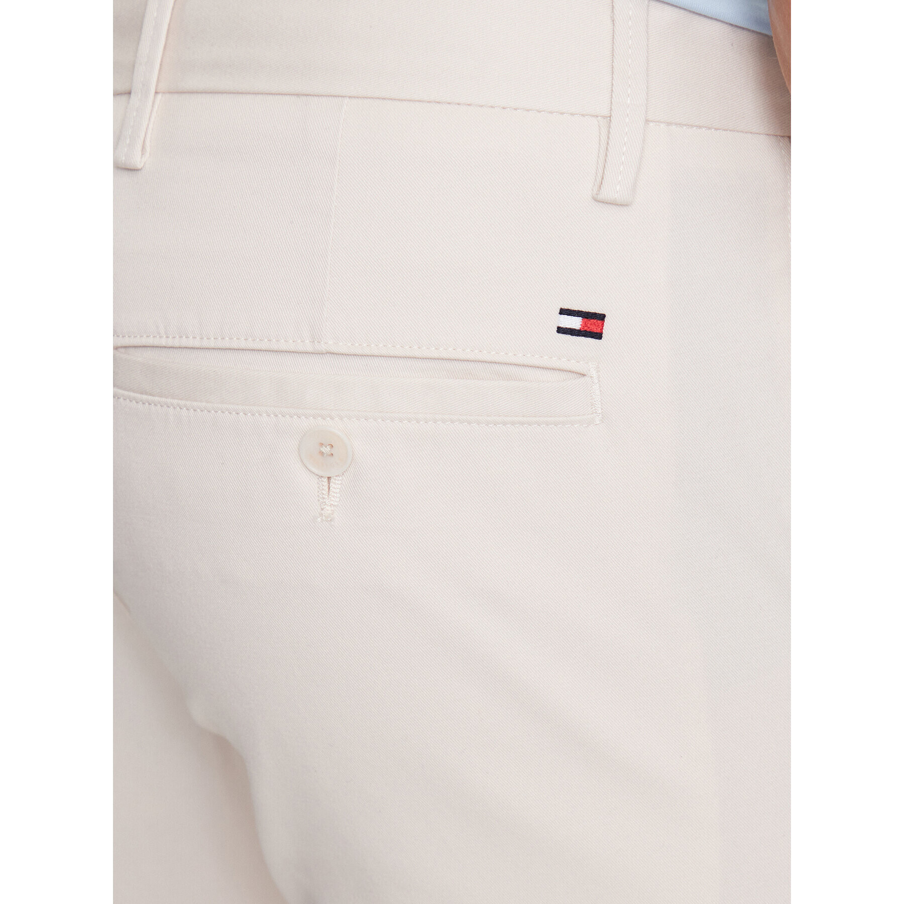 Tommy Hilfiger Chino kalhoty Bleecker MW0MW26619 Écru Slim Fit - Pepit.cz