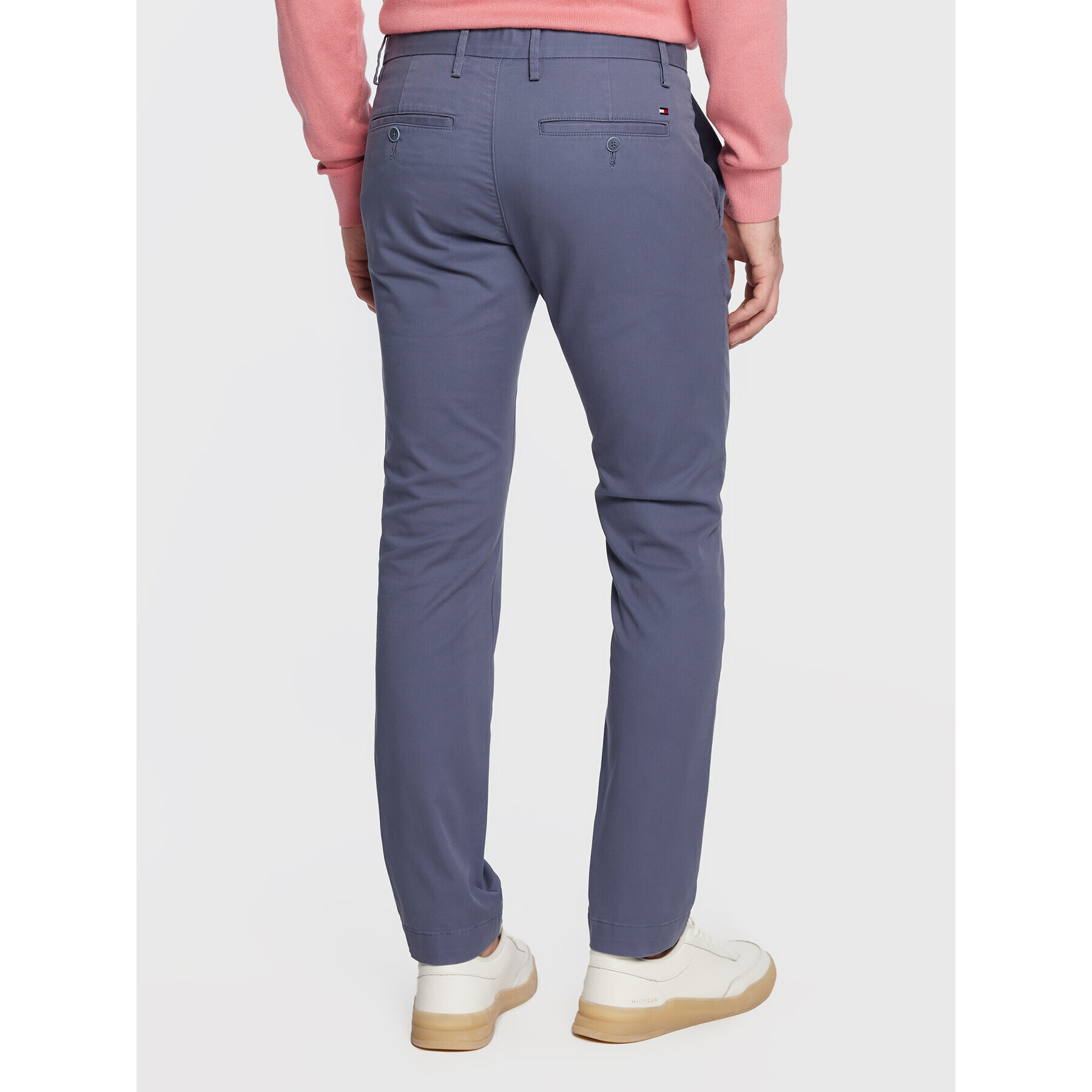 Tommy Hilfiger Chino kalhoty Bleecker MW0MW26619 Tmavomodrá Slim Fit - Pepit.cz