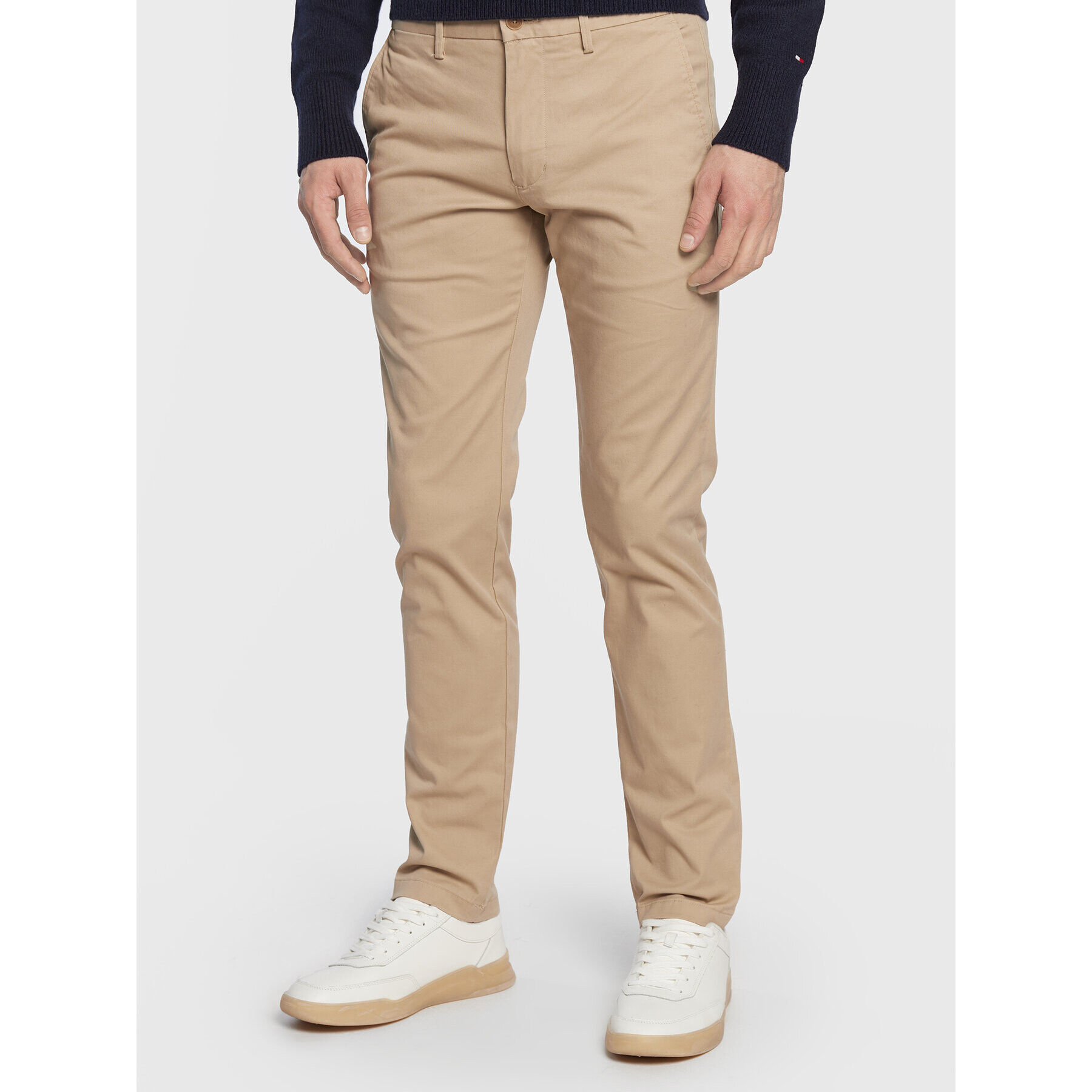 Tommy Hilfiger Chino kalhoty Core Bleecker MW0MW28883 Béžová Slim Fit - Pepit.cz