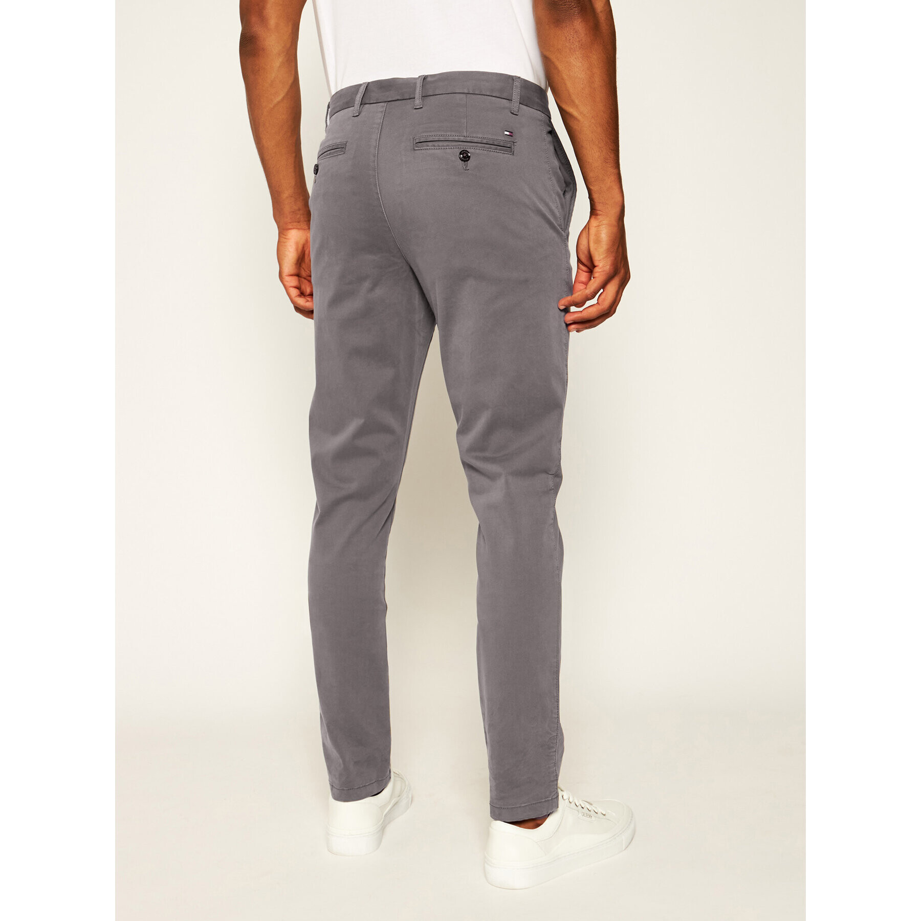 Tommy Hilfiger Chino kalhoty Core MW0MW08644 Šedá Regular Fit - Pepit.cz