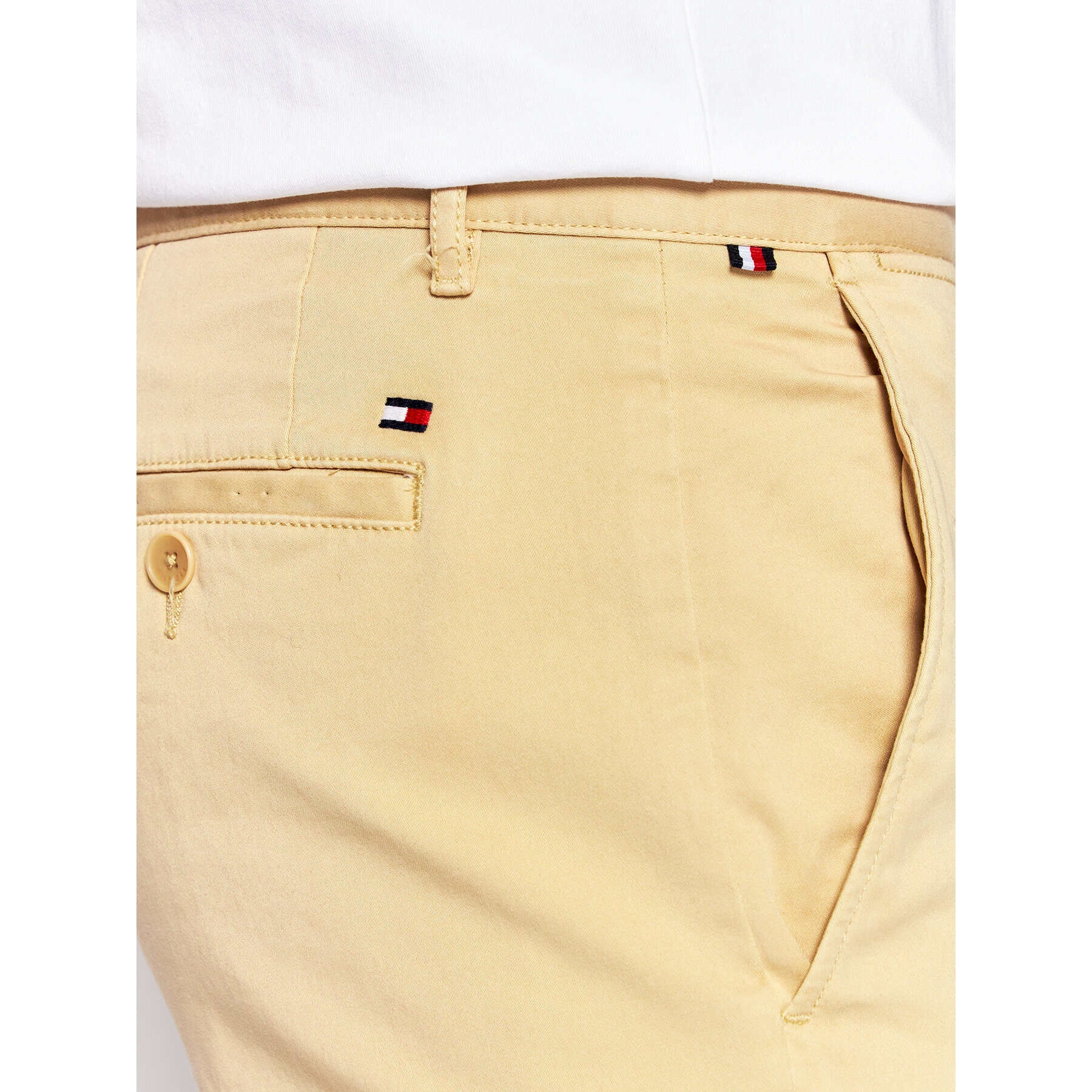 Tommy Hilfiger Chino kalhoty Denton MW0MW13845 Béžová Straight Fit - Pepit.cz