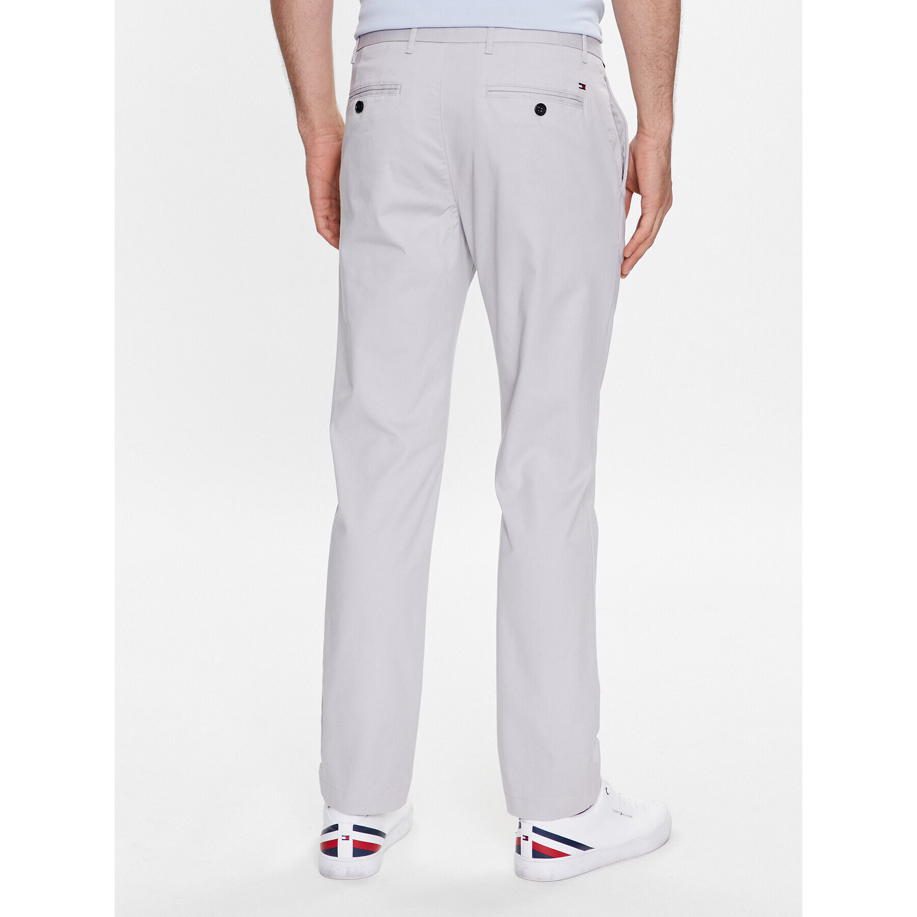 Tommy Hilfiger Chino kalhoty Denton MW0MW25964 Šedá Regular Fit - Pepit.cz