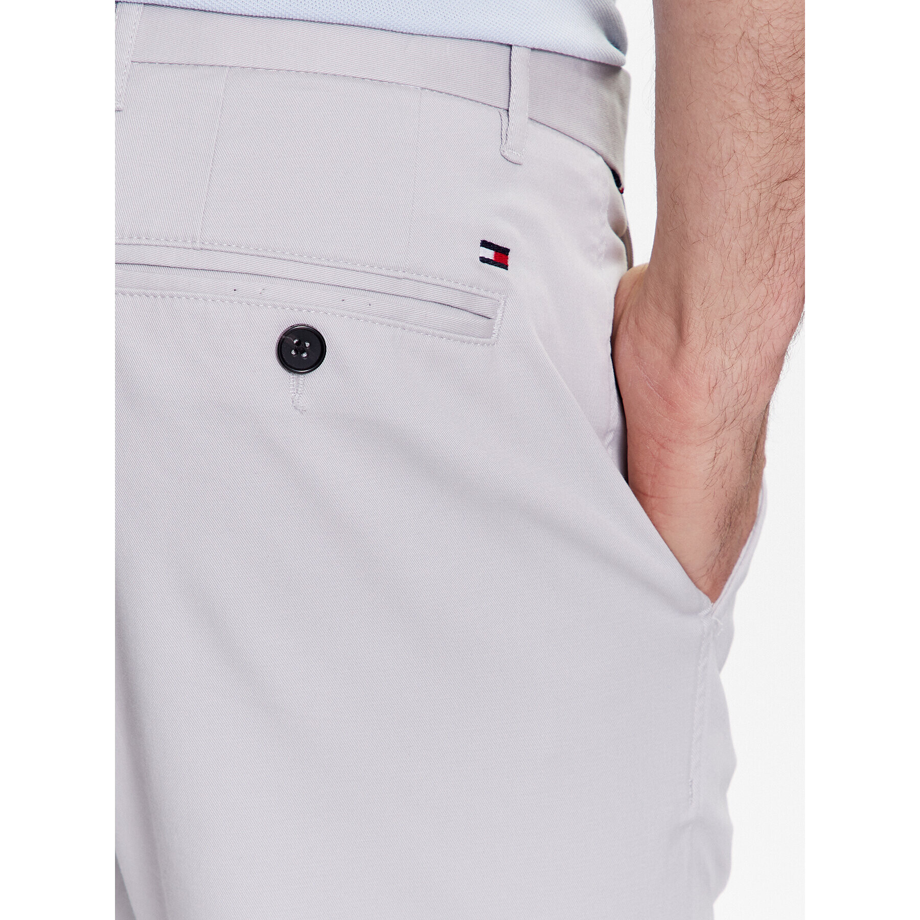 Tommy Hilfiger Chino kalhoty Denton MW0MW25964 Šedá Regular Fit - Pepit.cz