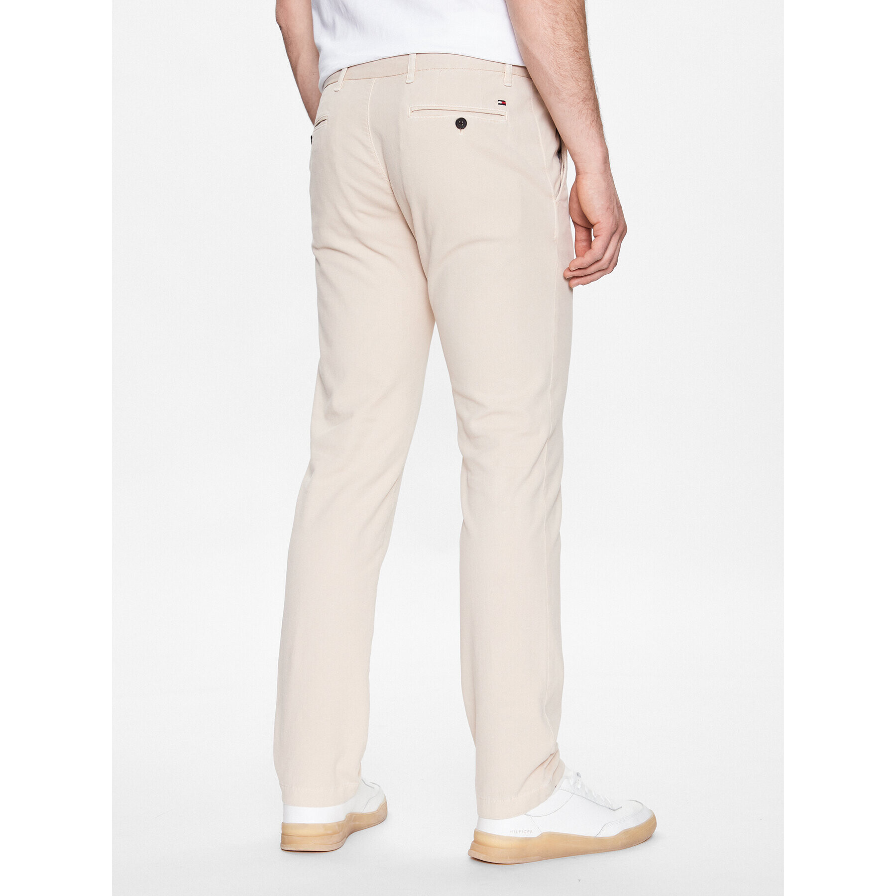 Tommy Hilfiger Chino kalhoty Denton MW0MW31142 Béžová Straight Fit - Pepit.cz