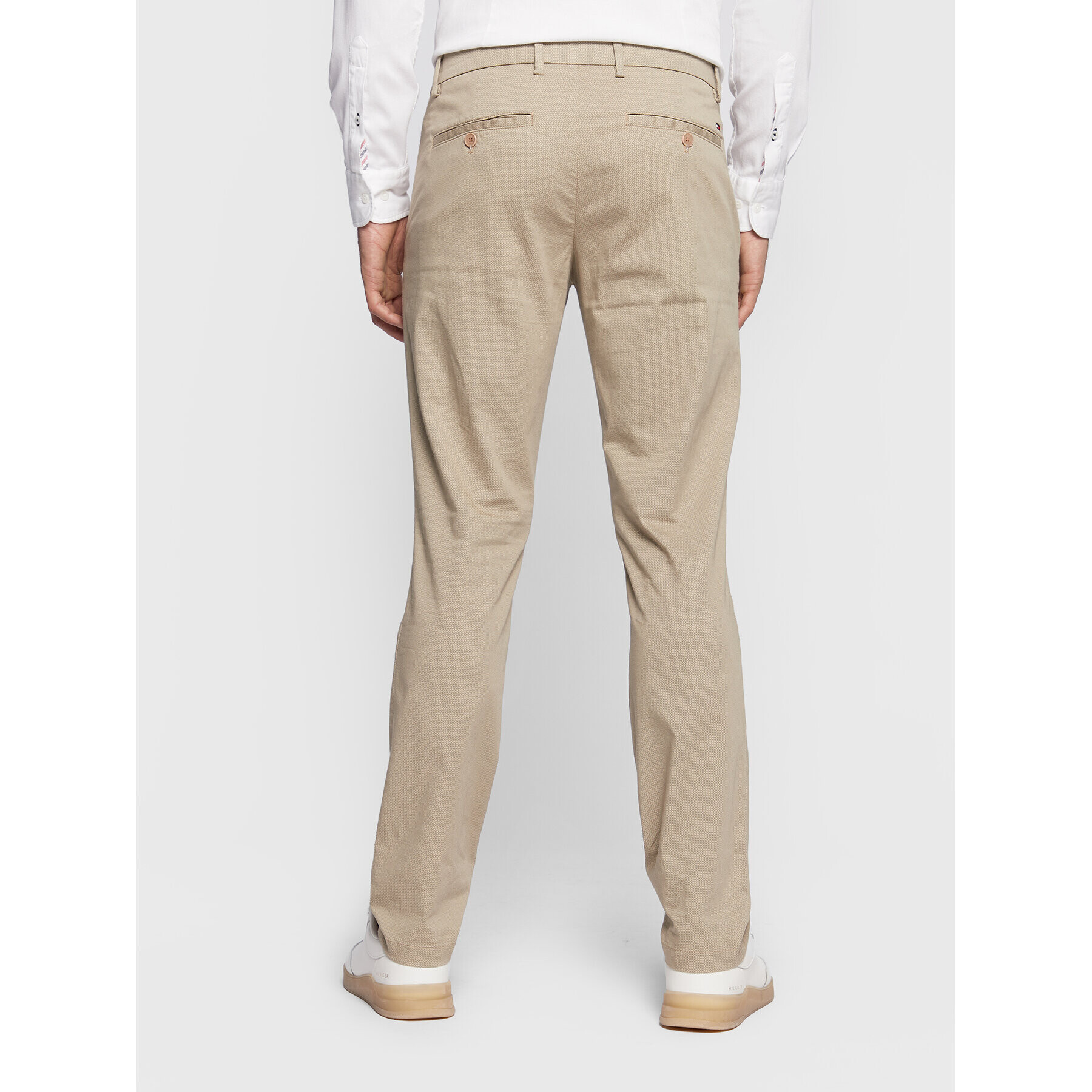 Tommy Hilfiger Chino kalhoty MW0MW28642 Béžová Slim Fit - Pepit.cz