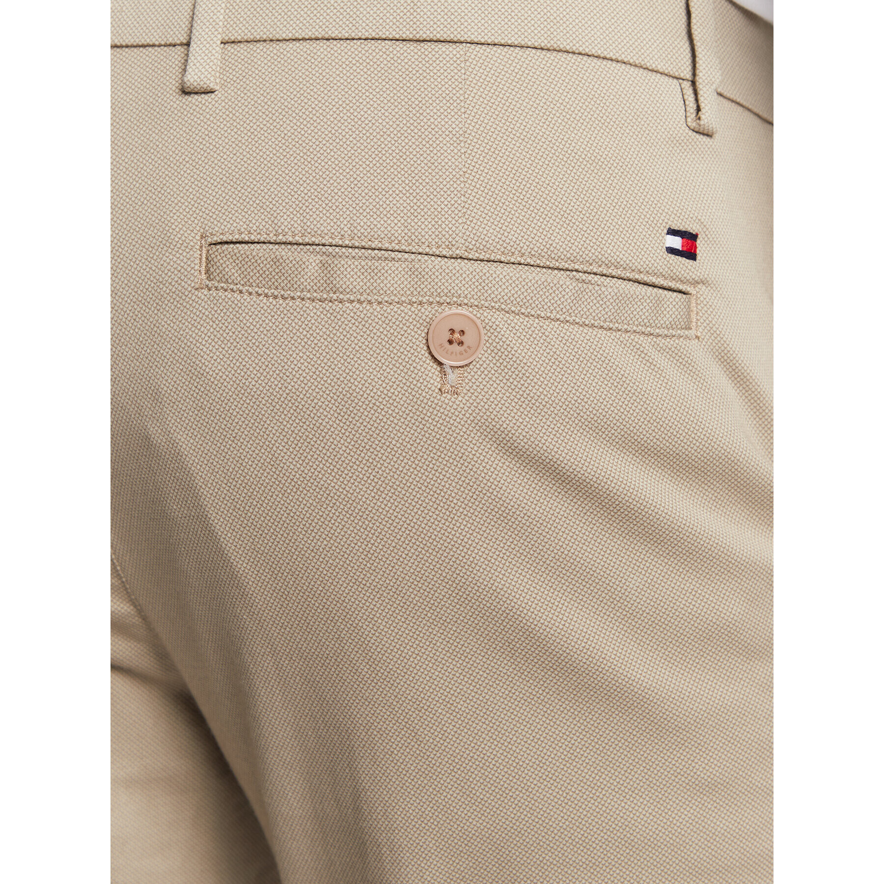 Tommy Hilfiger Chino kalhoty MW0MW28642 Béžová Slim Fit - Pepit.cz