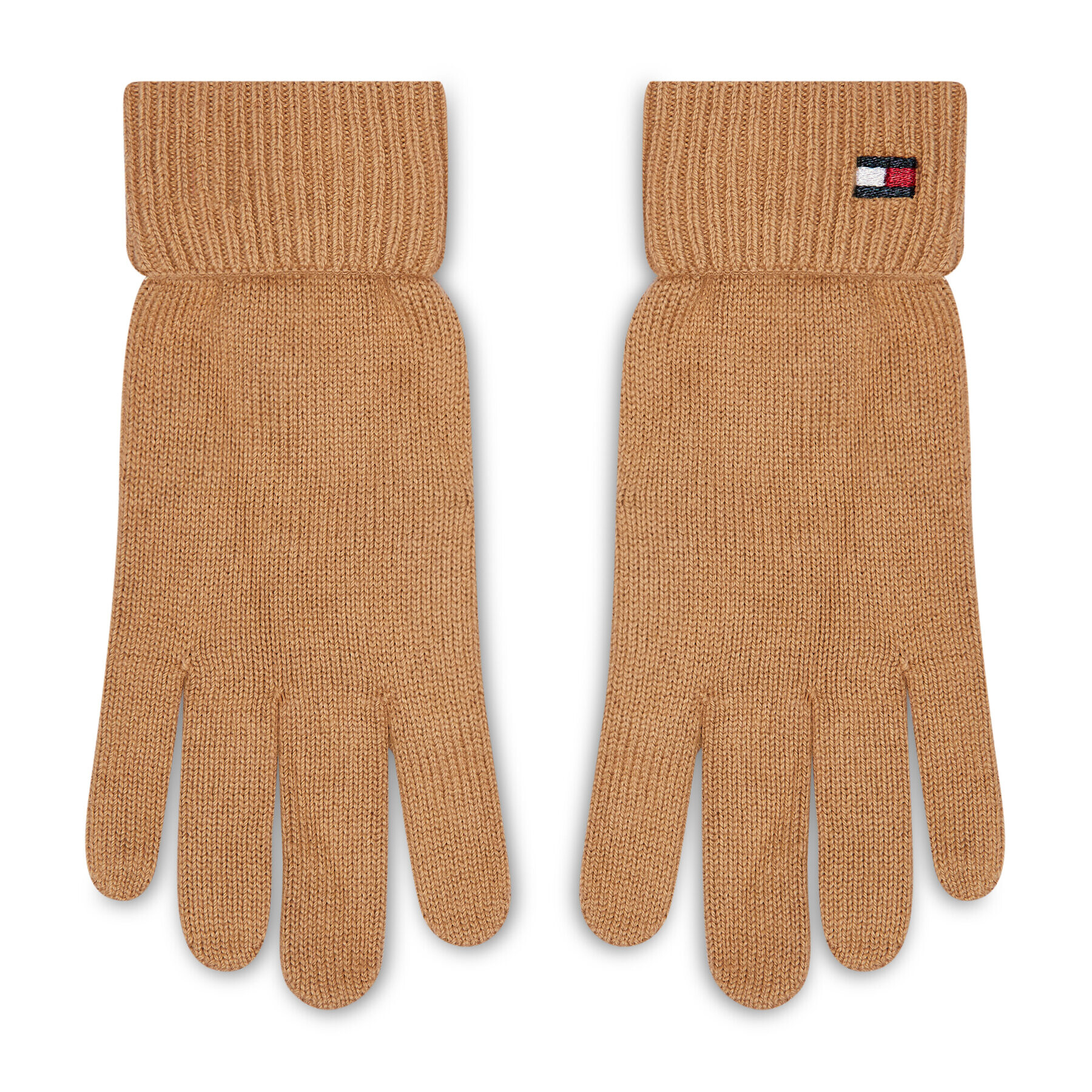 Tommy Hilfiger Dámské rukavice Essential Knit Gloves AW0AW10732 Béžová - Pepit.cz