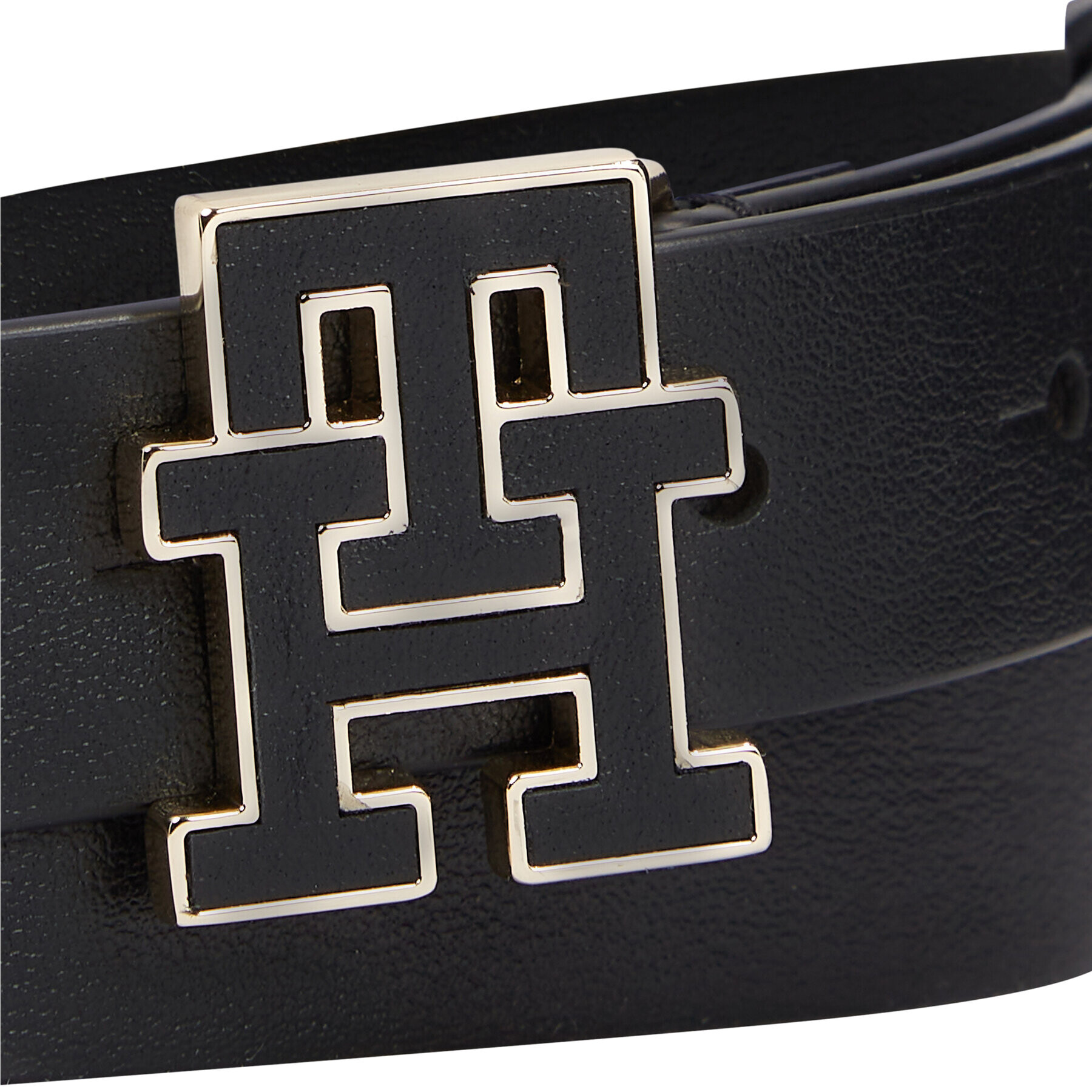 Tommy Hilfiger Dámský pásek Th Logo Inlay 2.5 AW0AW15381 Černá - Pepit.cz