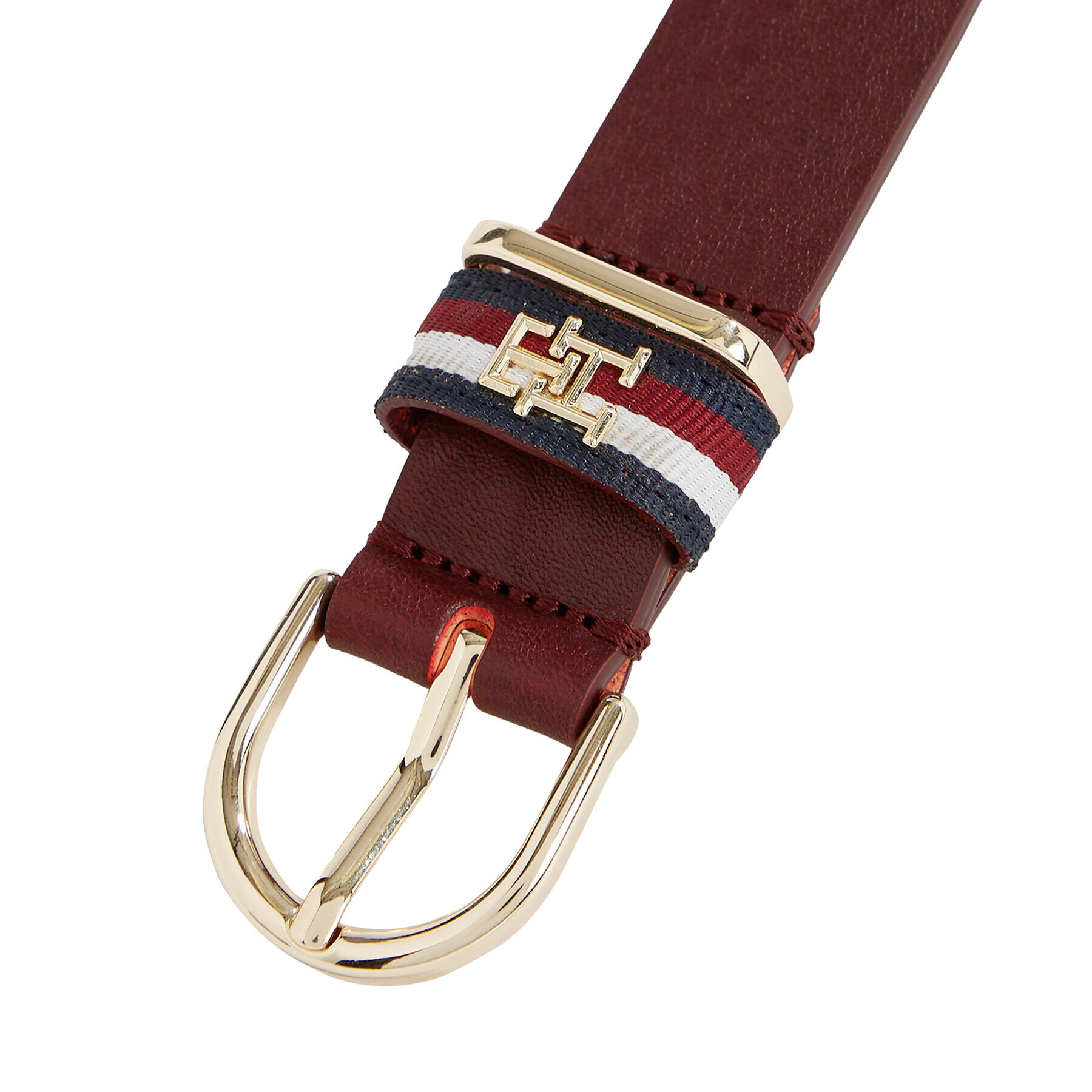 Tommy Hilfiger Dámský pásek Th Timeless 2.5 Corp AW0AW15376 Červená - Pepit.cz