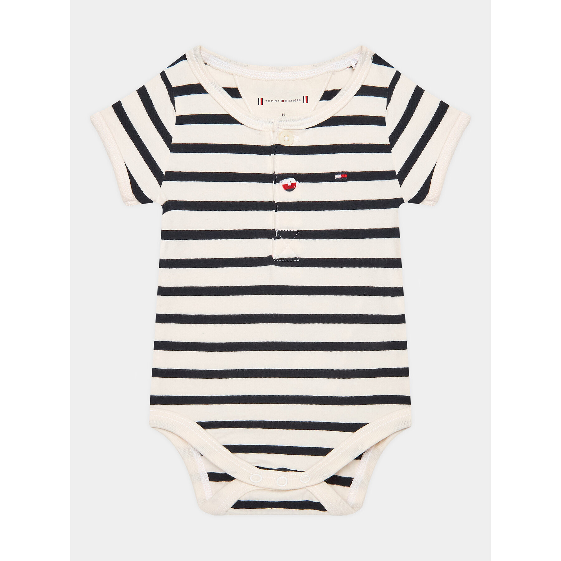 Tommy Hilfiger Dětské body KN0KN01633 Bílá Regular Fit - Pepit.cz