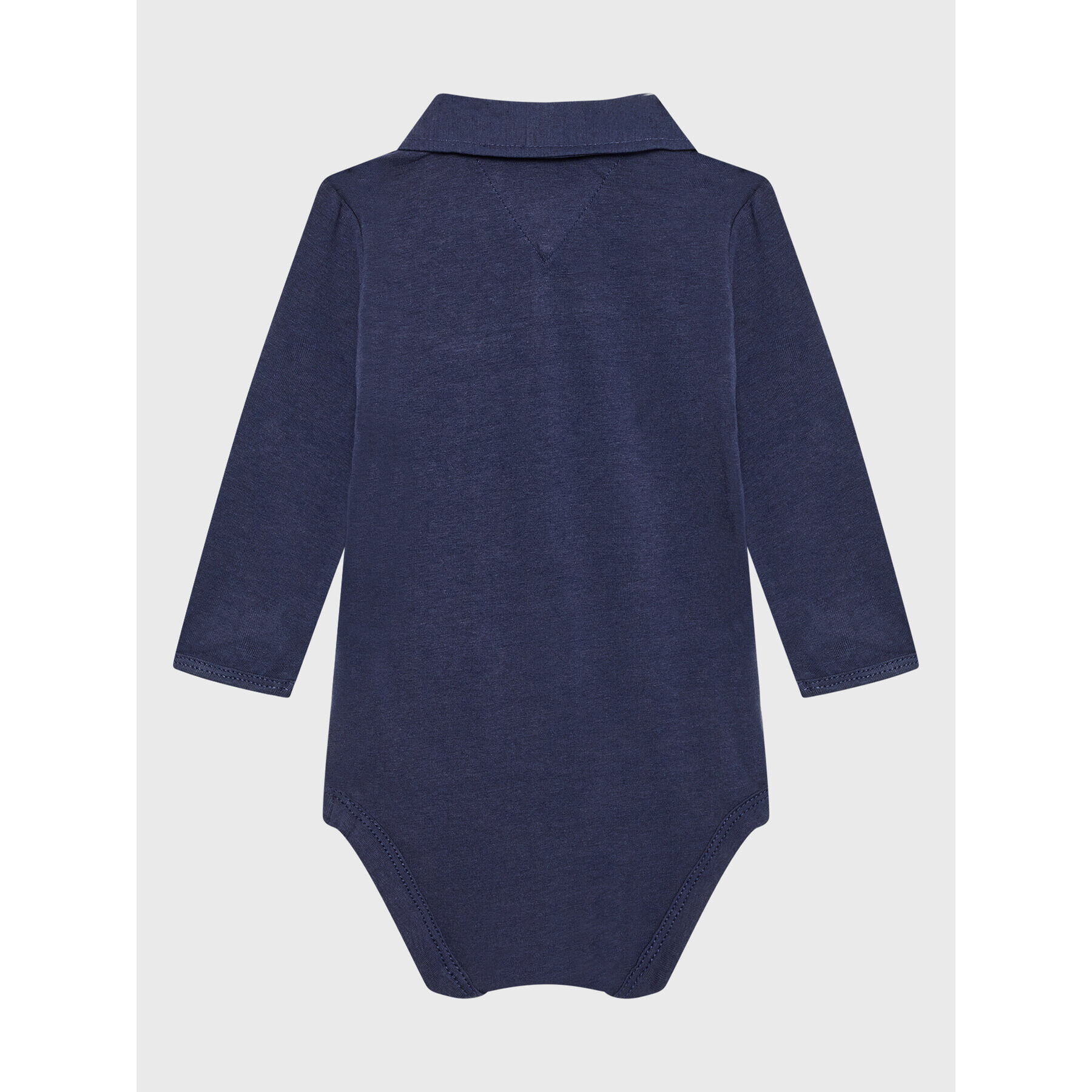 Tommy Hilfiger Dětské body Poplin Collar KN0KN01183 Tmavomodrá Regular Fit - Pepit.cz