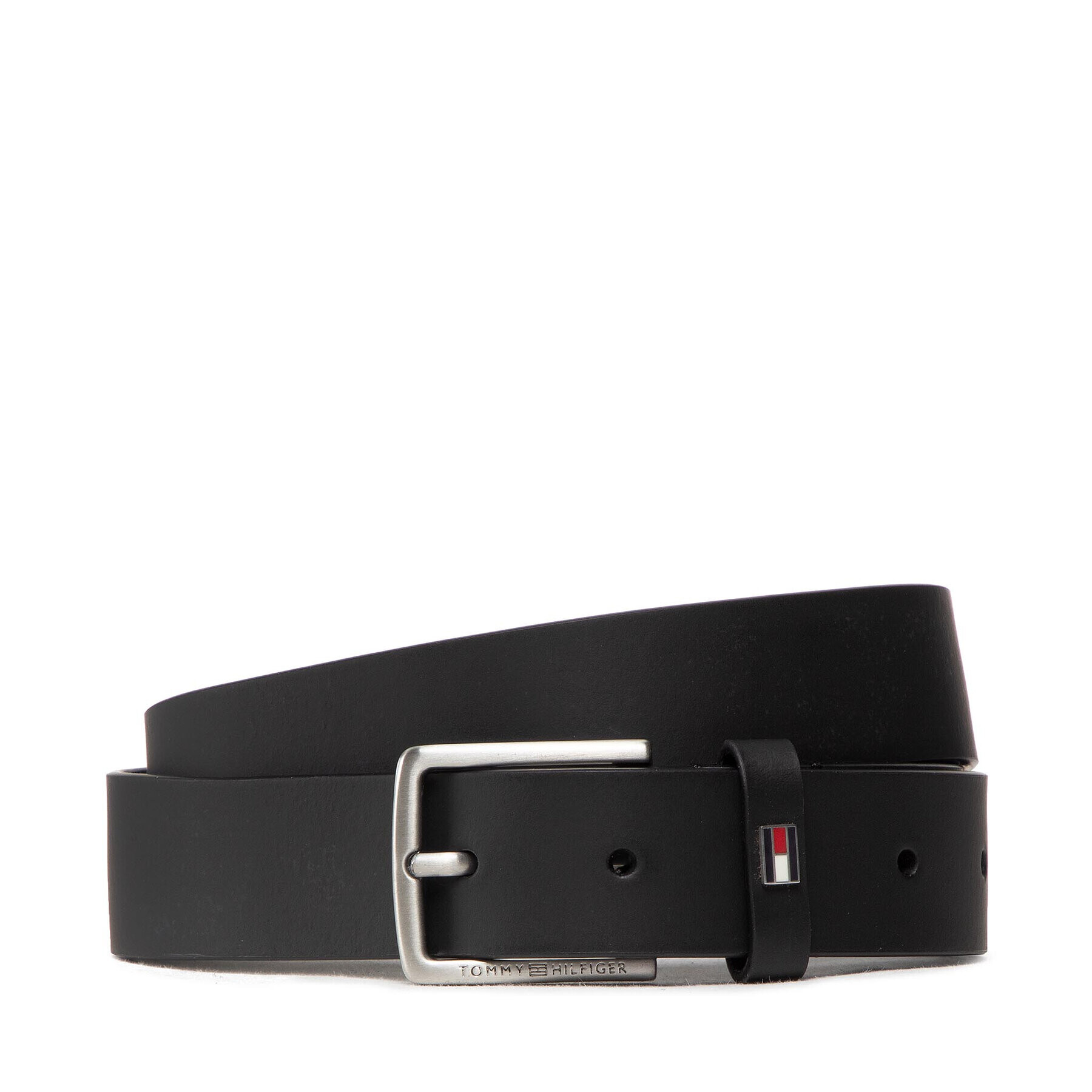 Tommy Hilfiger Dětský pásek Classic Leather Belt AM0AM09611 Černá - Pepit.cz