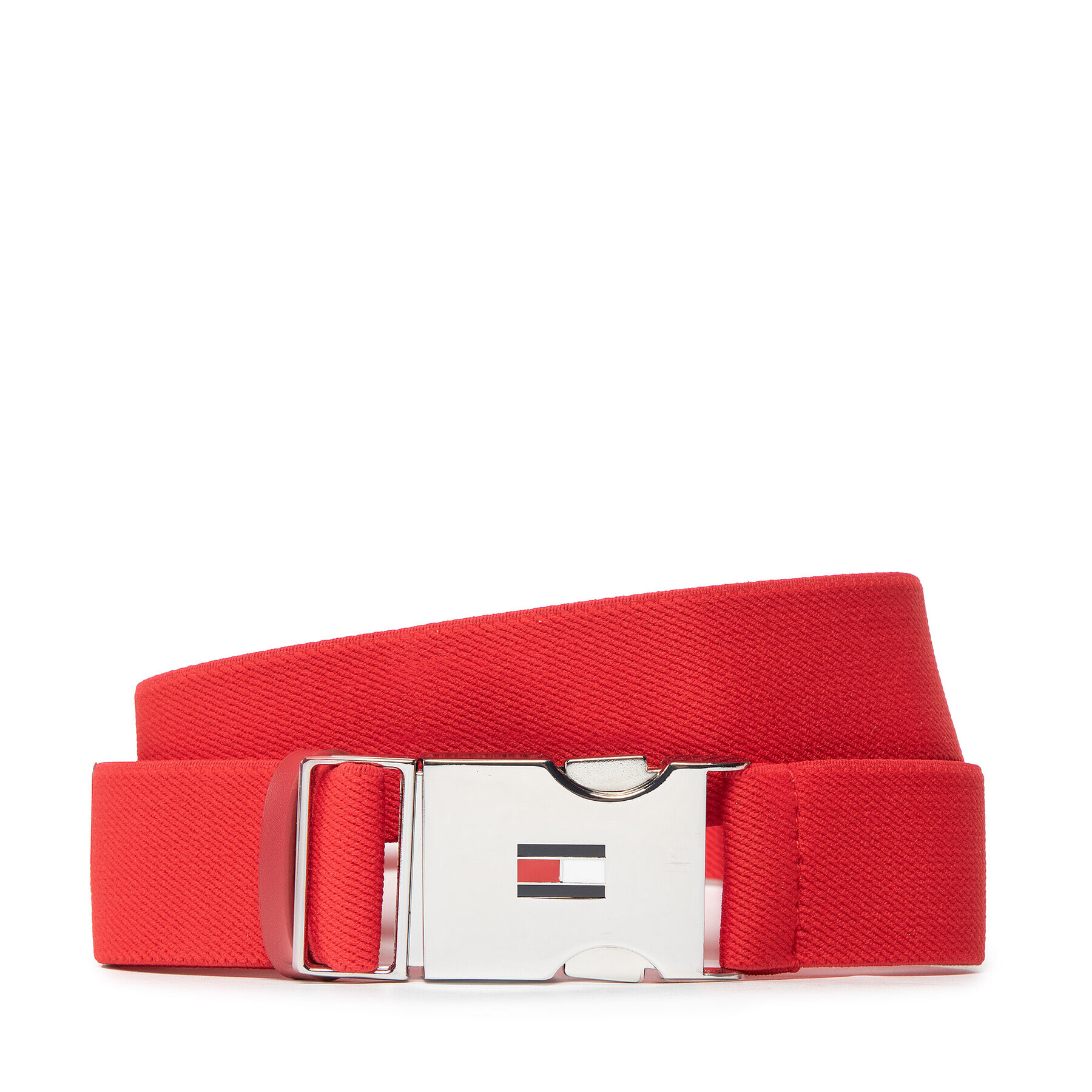 Tommy Hilfiger Dětský pásek Kids Easy Clip Belt AU0AU01400 Červená - Pepit.cz