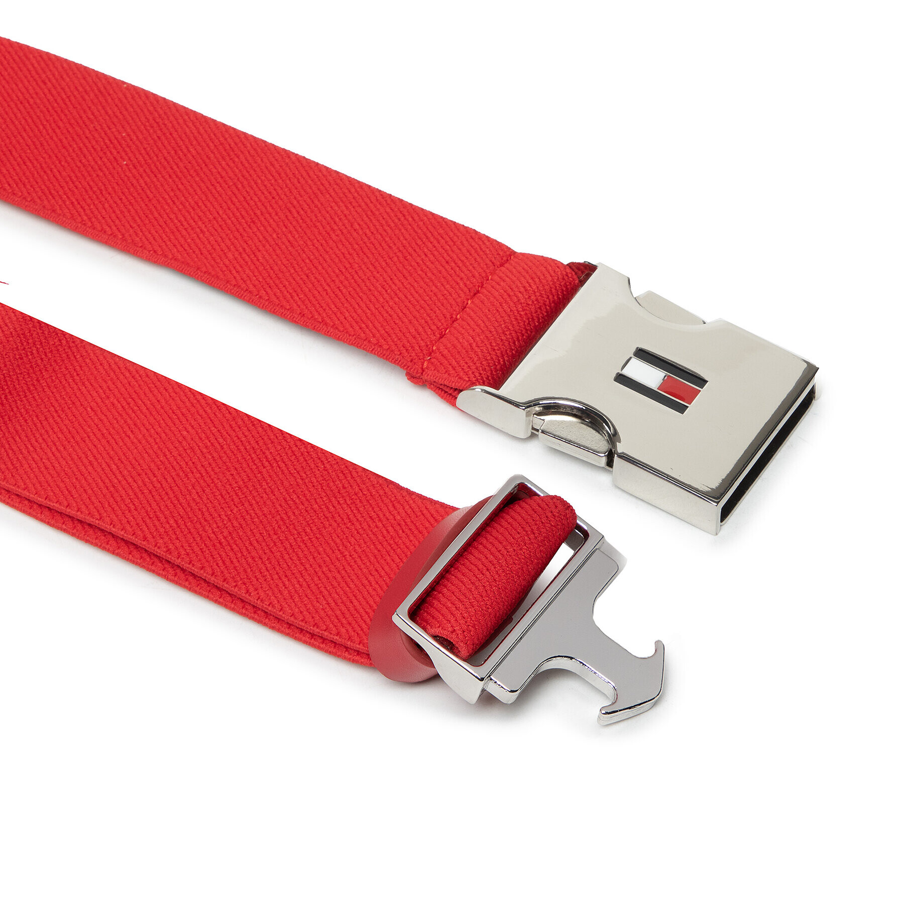 Tommy Hilfiger Dětský pásek Kids Easy Clip Belt AU0AU01400 Červená - Pepit.cz