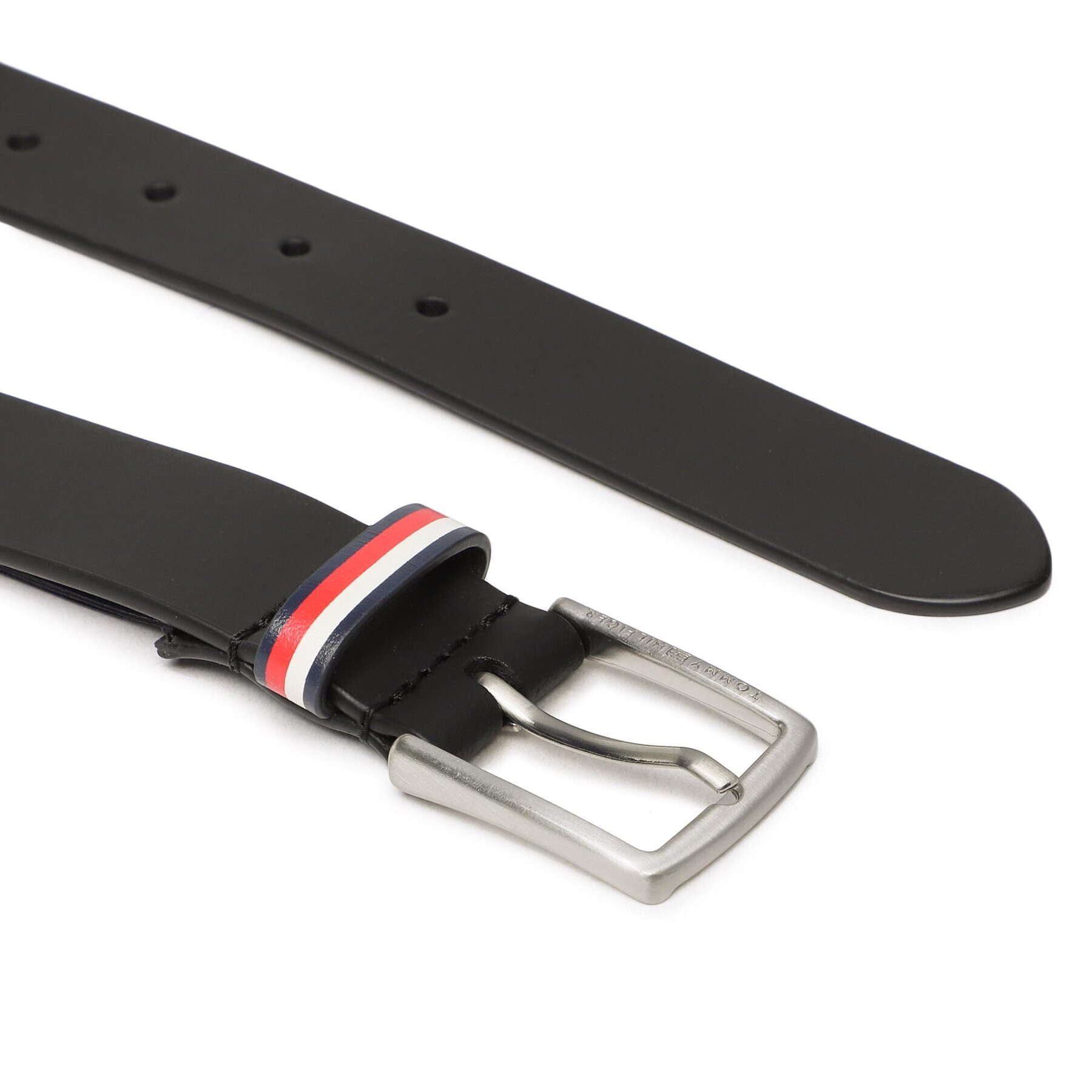 Tommy Hilfiger Dětský pásek Leather Belt AU0AU01560 Černá - Pepit.cz