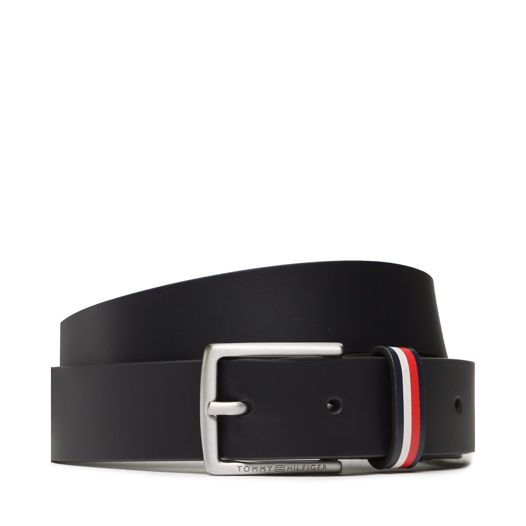 Tommy Hilfiger Dětský pásek Leather Belt AU0AU01677 Tmavomodrá - Pepit.cz