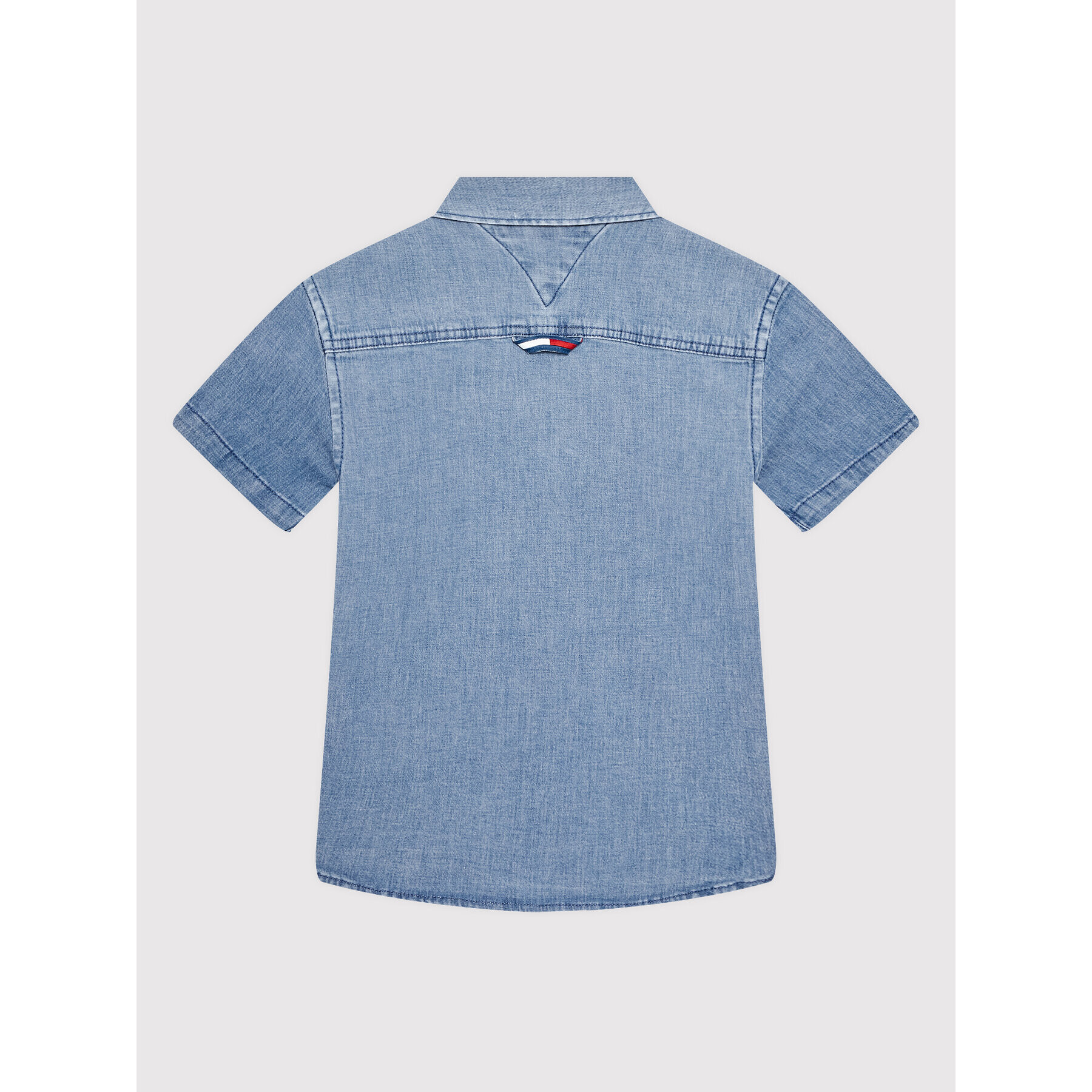 Tommy Hilfiger džínová košile KB0KB07433 D Modrá Regular Fit - Pepit.cz