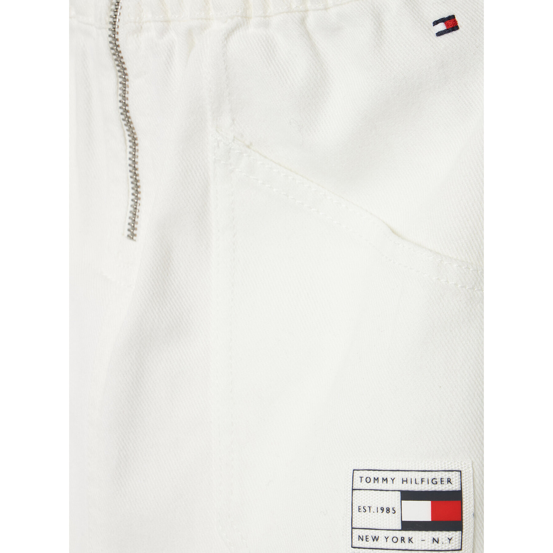 Tommy Hilfiger Džínová sukně Surplus KG0KG06550 Bílá Regular Fit - Pepit.cz