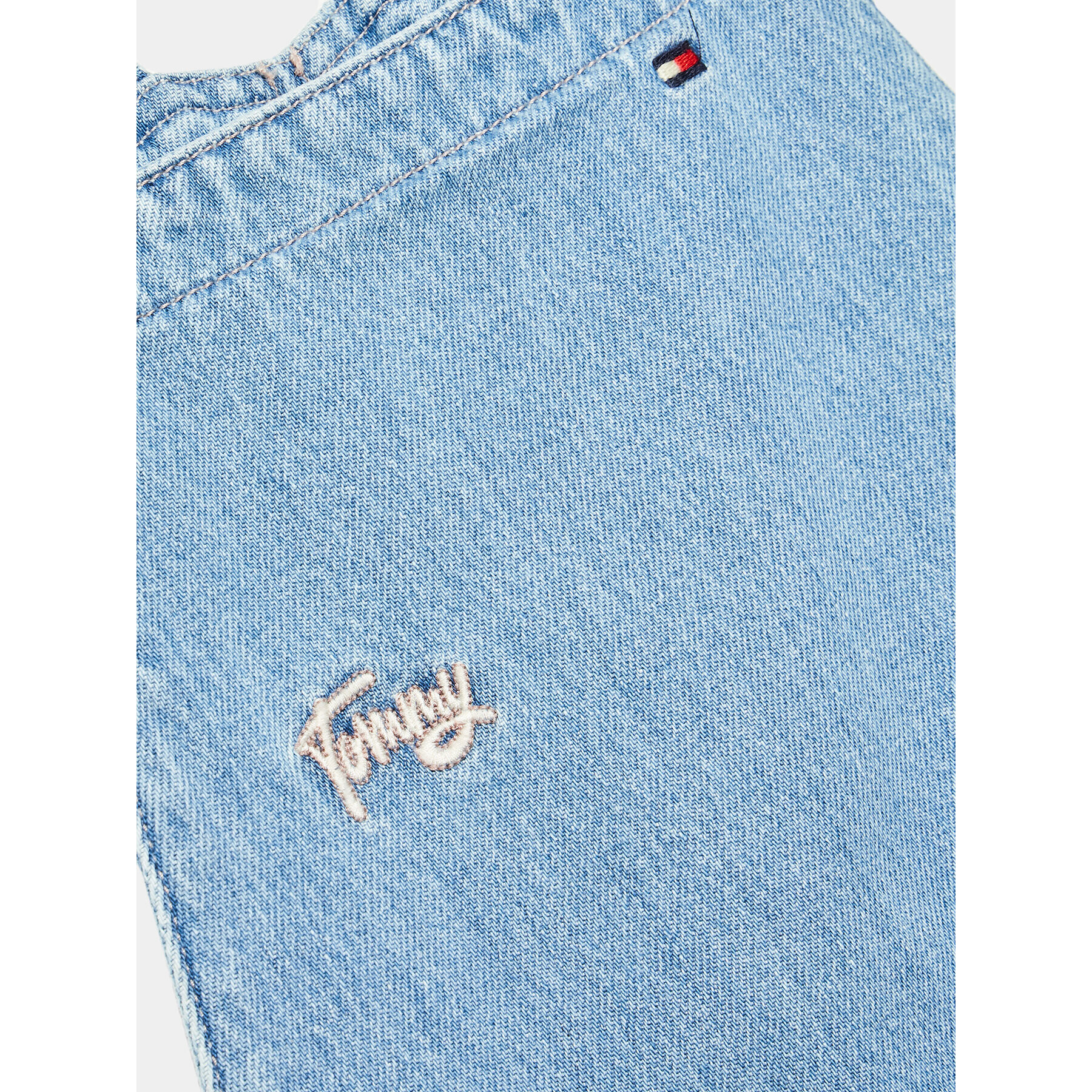 Tommy Hilfiger Džínové šaty Dungaree KG0KG07194 D Modrá Regular Fit - Pepit.cz