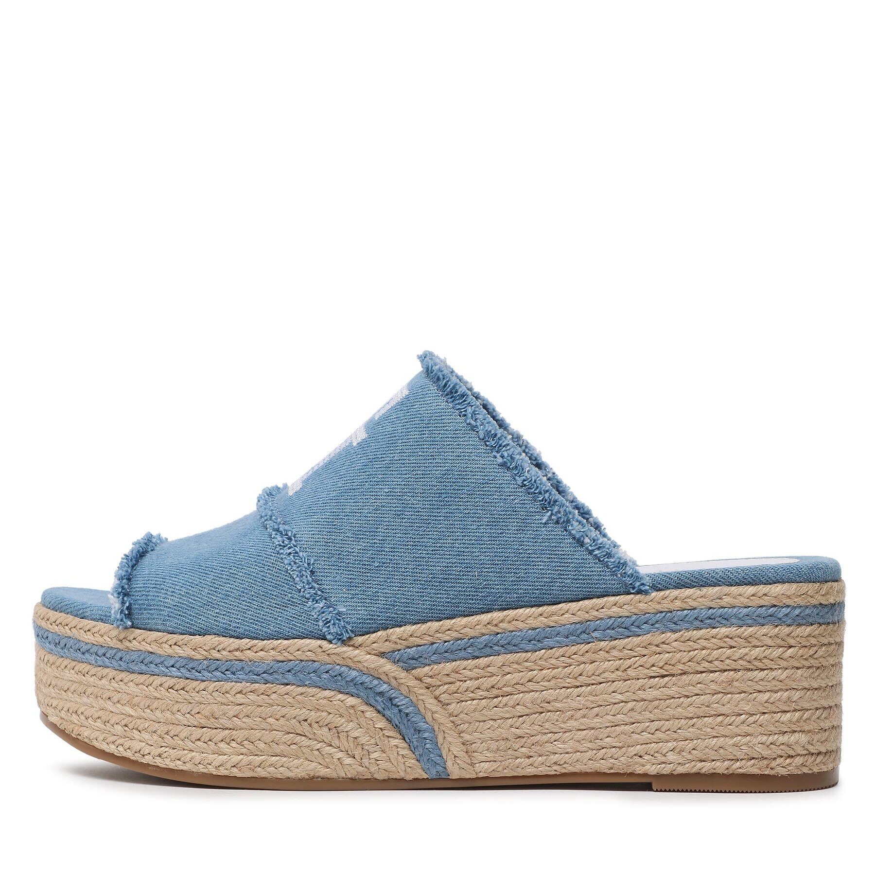 Tommy Hilfiger Espadrilky Denim Wedge Flatform FW0FW07085 Modrá - Pepit.cz