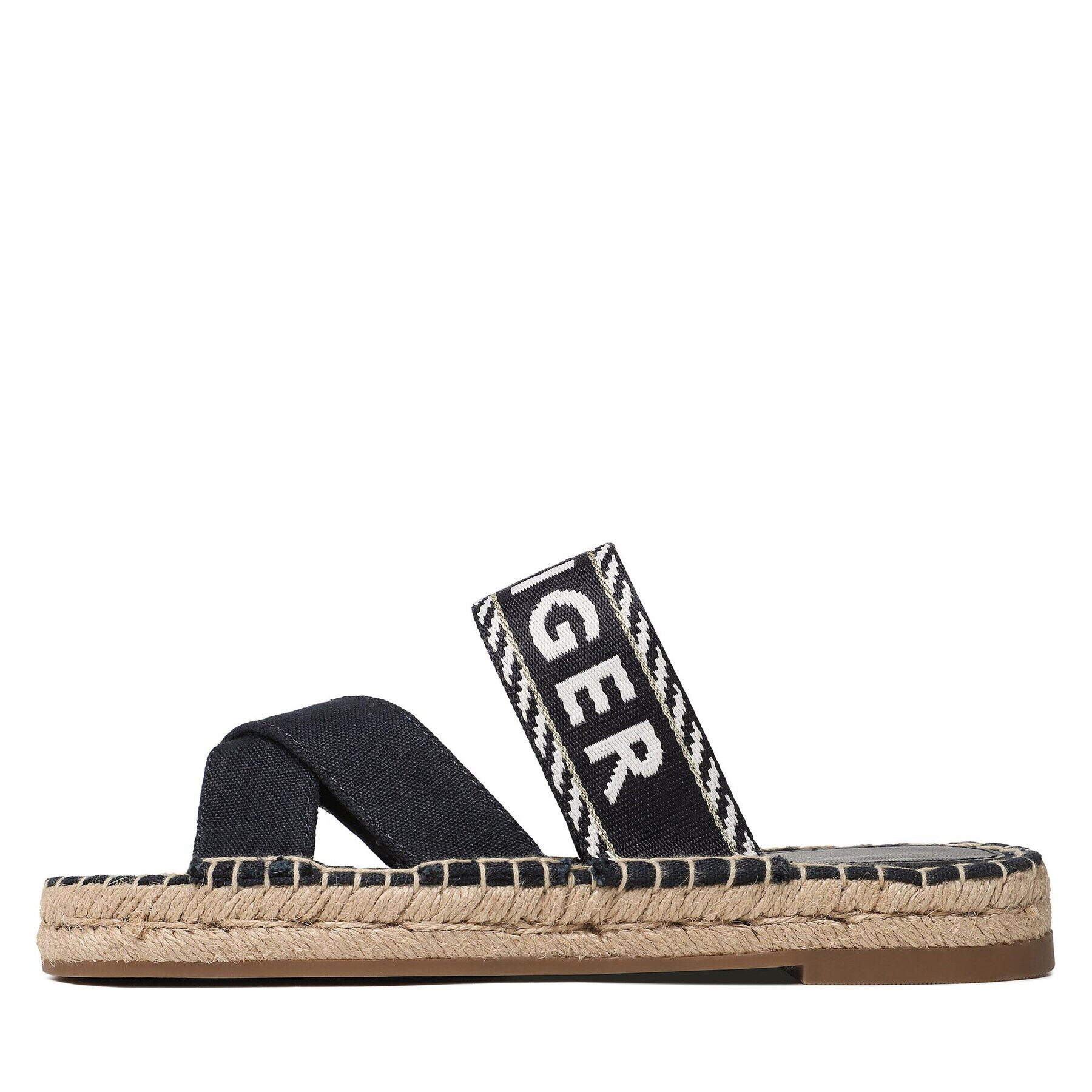 Tommy Hilfiger Espadrilky Seasonal Webbing Sandal FW0FW07181 Tmavomodrá - Pepit.cz