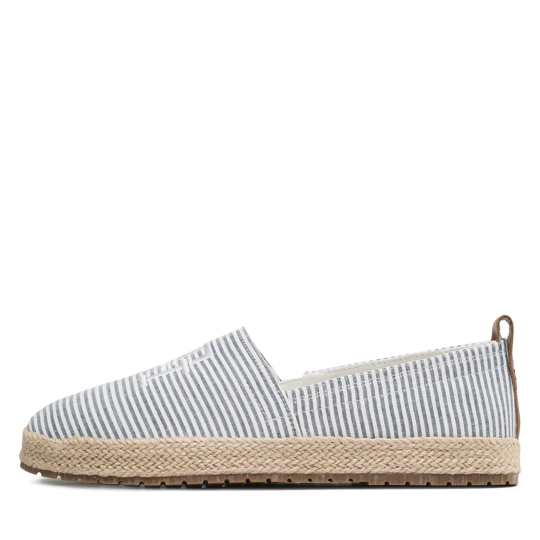 Tommy Hilfiger Espadrilky Th Espadrille Classic Seersucker FM0FM04449 Modrá - Pepit.cz