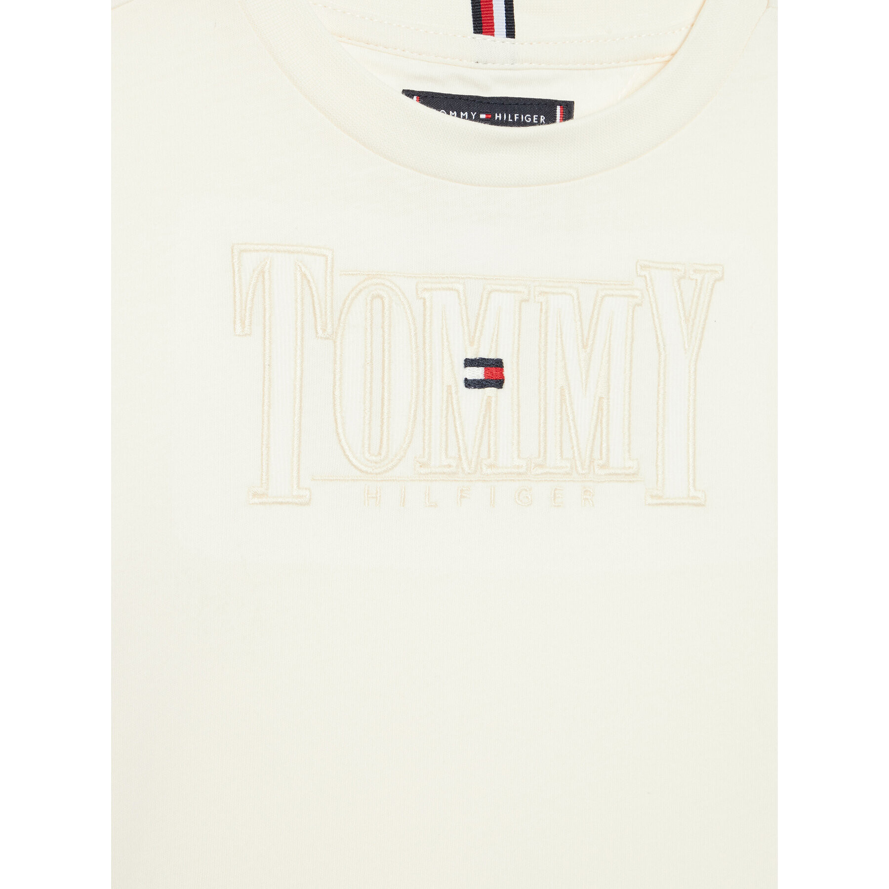 Tommy Hilfiger Halenka Cord Applique KB0KB07791 D Béžová Regular Fit - Pepit.cz