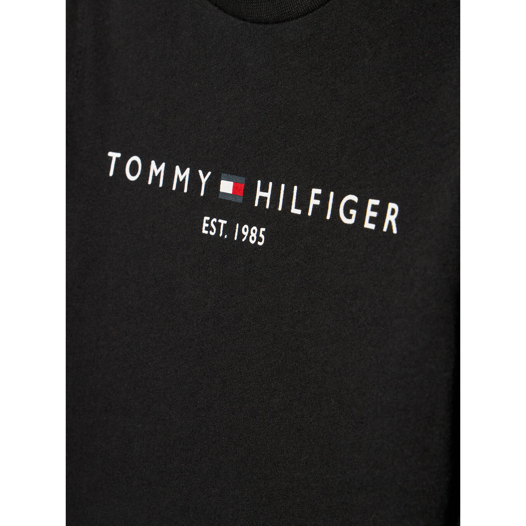 Tommy Hilfiger Halenka Essential KS0KS00202 D Černá Regular Fit - Pepit.cz