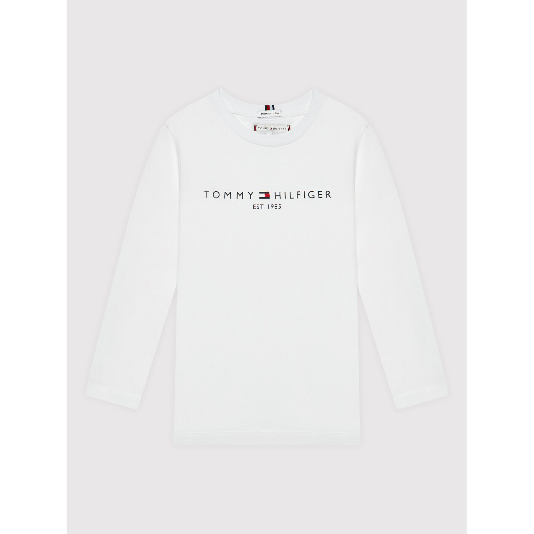 Tommy Hilfiger Halenka Essential KS0KS00202 M Bílá Regular Fit - Pepit.cz