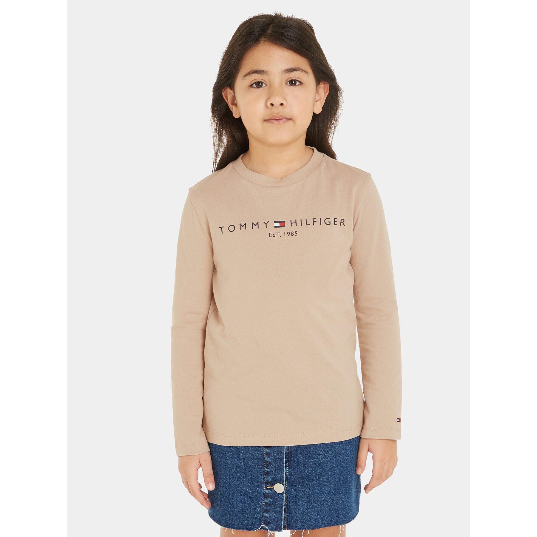 Tommy Hilfiger Halenka Essential KS0KS00202 S Béžová Regular Fit - Pepit.cz