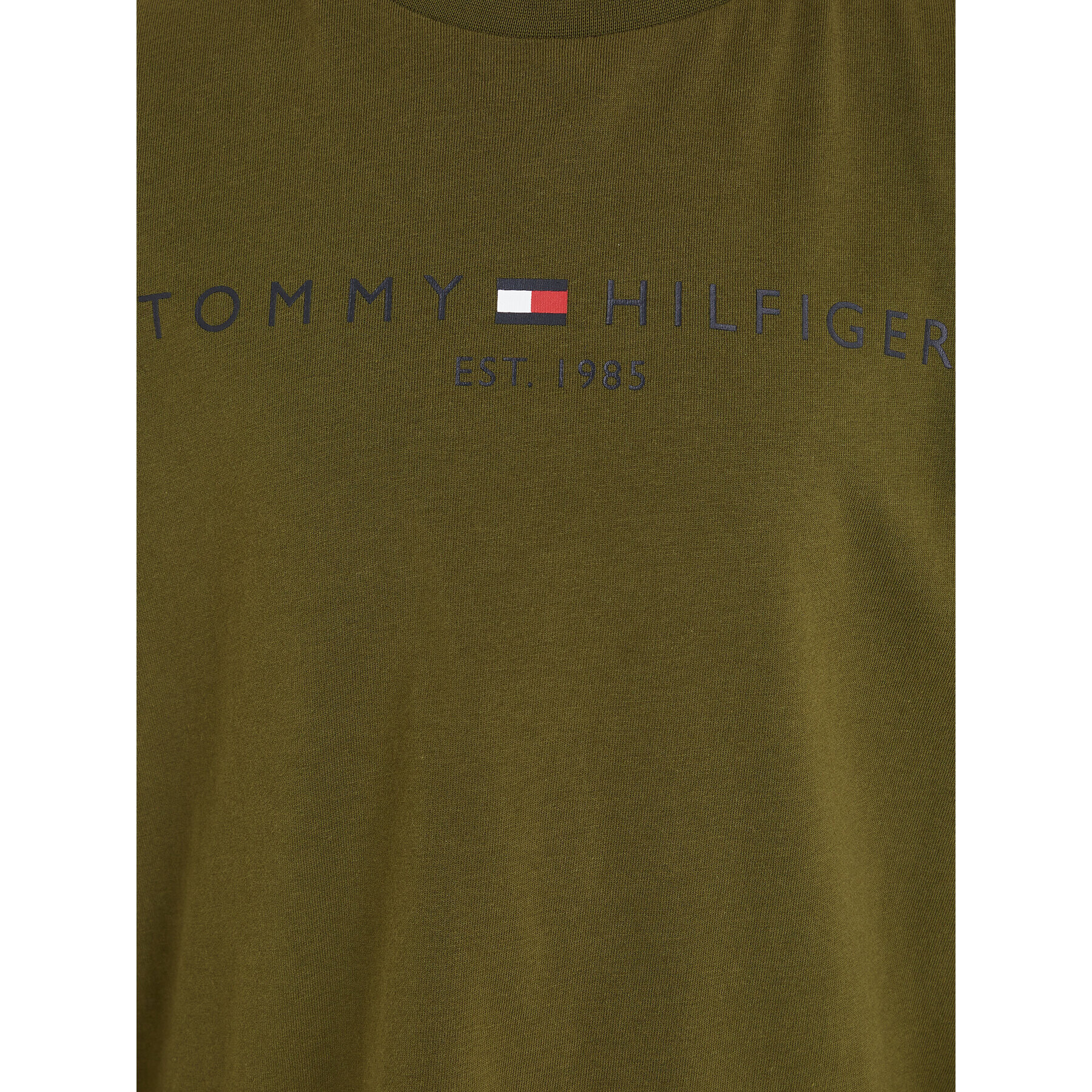 Tommy Hilfiger Halenka Essential KS0KS00202 Zelená Regular Fit - Pepit.cz