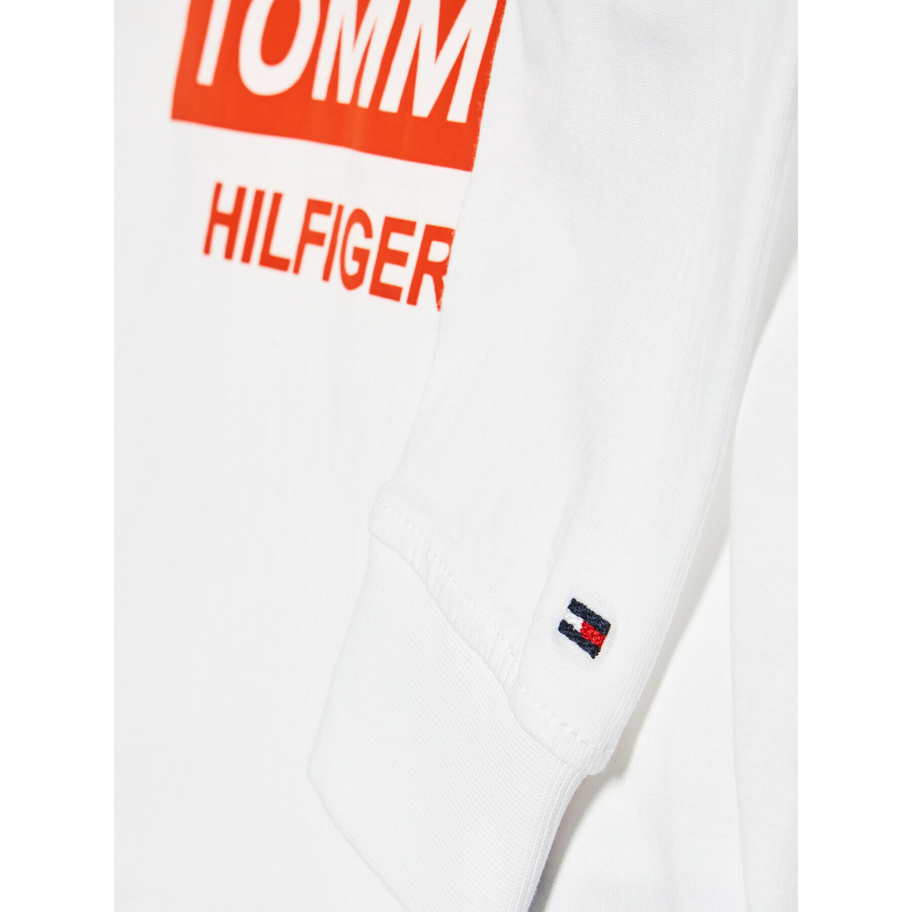 Tommy Hilfiger Halenka Fun Artwork KB0KB06952 M Bílá Regular Fit - Pepit.cz