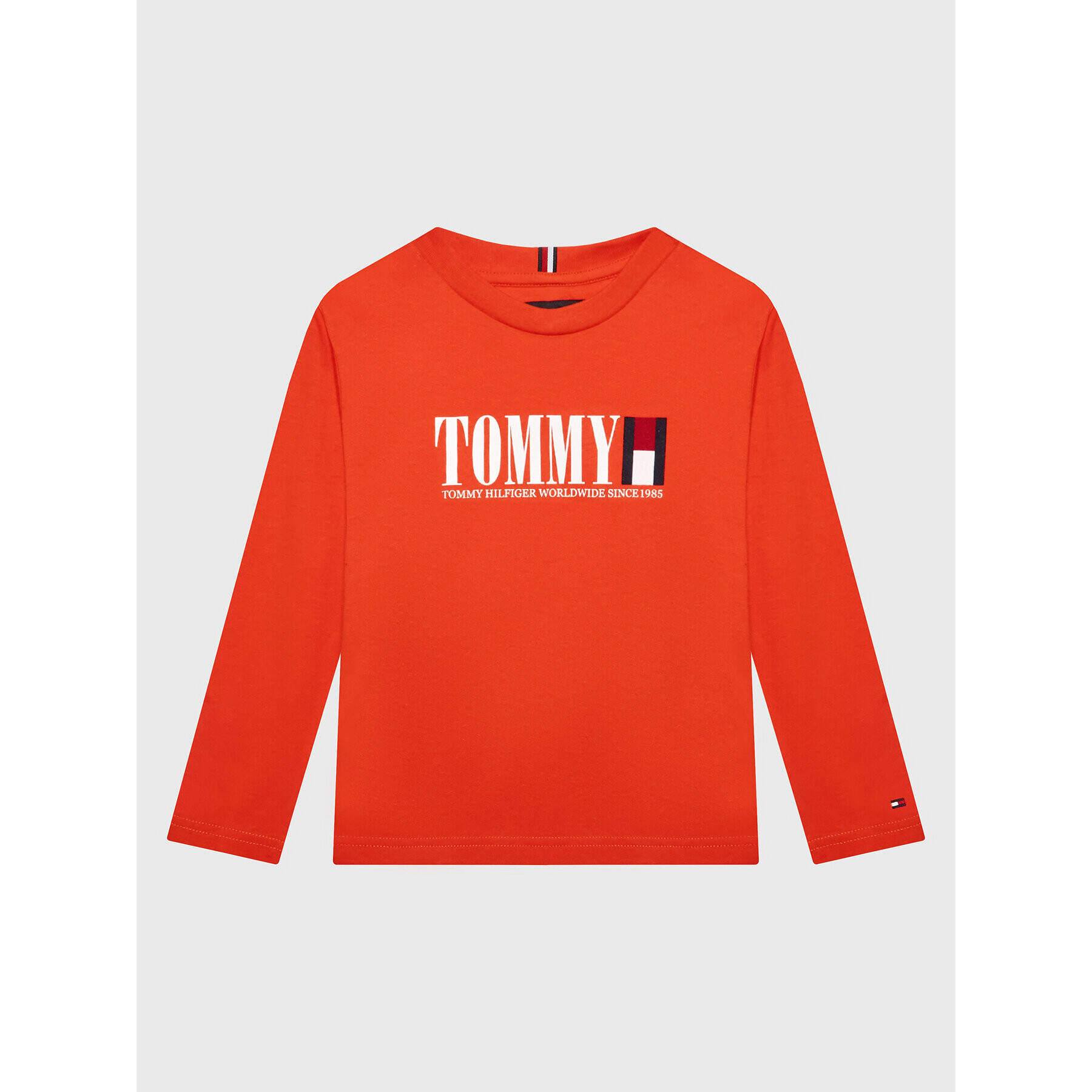 Tommy Hilfiger Halenka Graphic KB0KB07887 D Oranžová Regular Fit - Pepit.cz