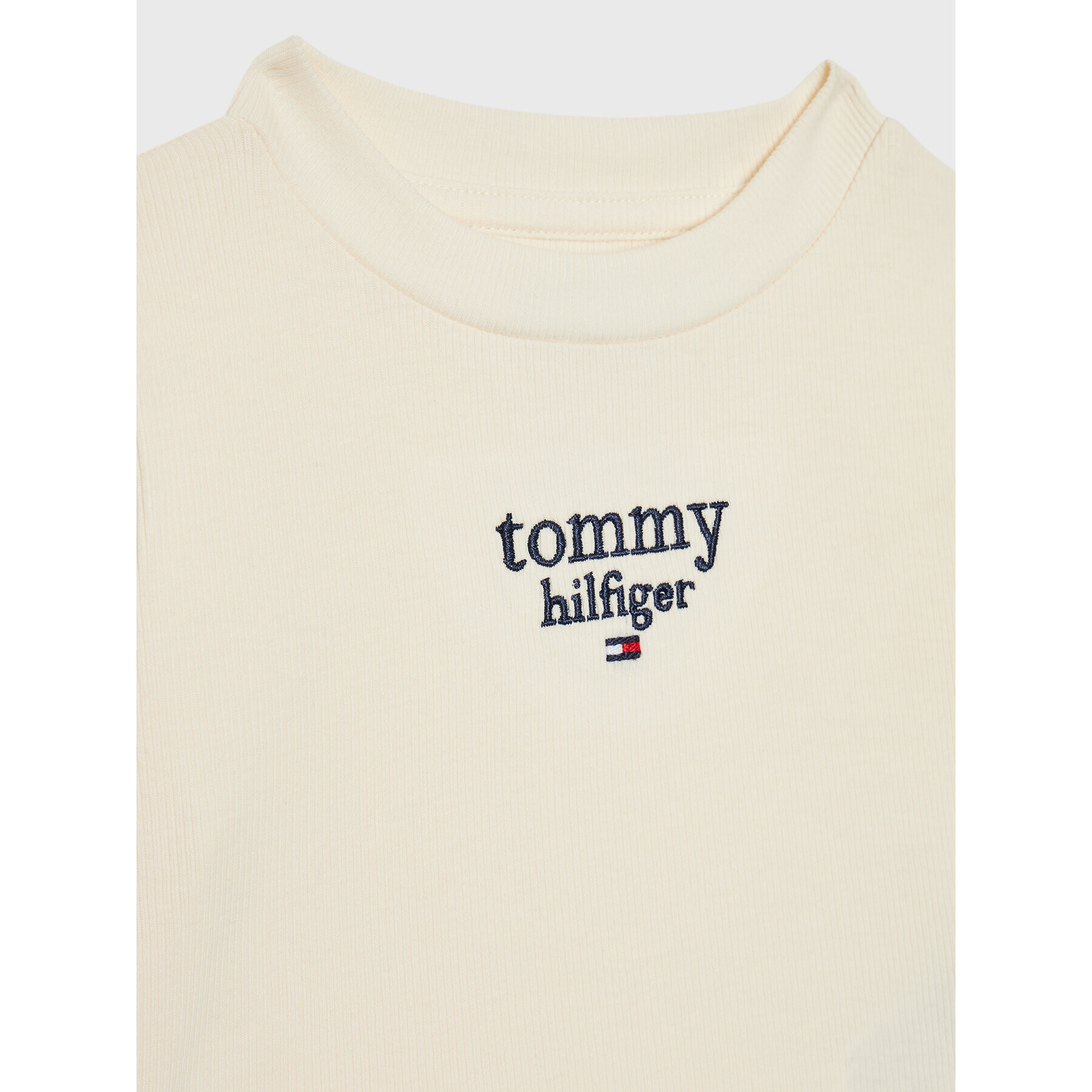 Tommy Hilfiger Halenka Graphic KG0KG06894 Béžová Slim Fit - Pepit.cz