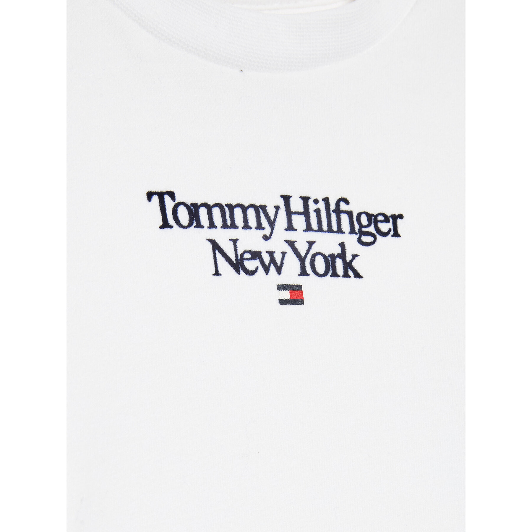 Tommy Hilfiger Halenka Graphic KN0KN01570 Bílá Regular Fit - Pepit.cz