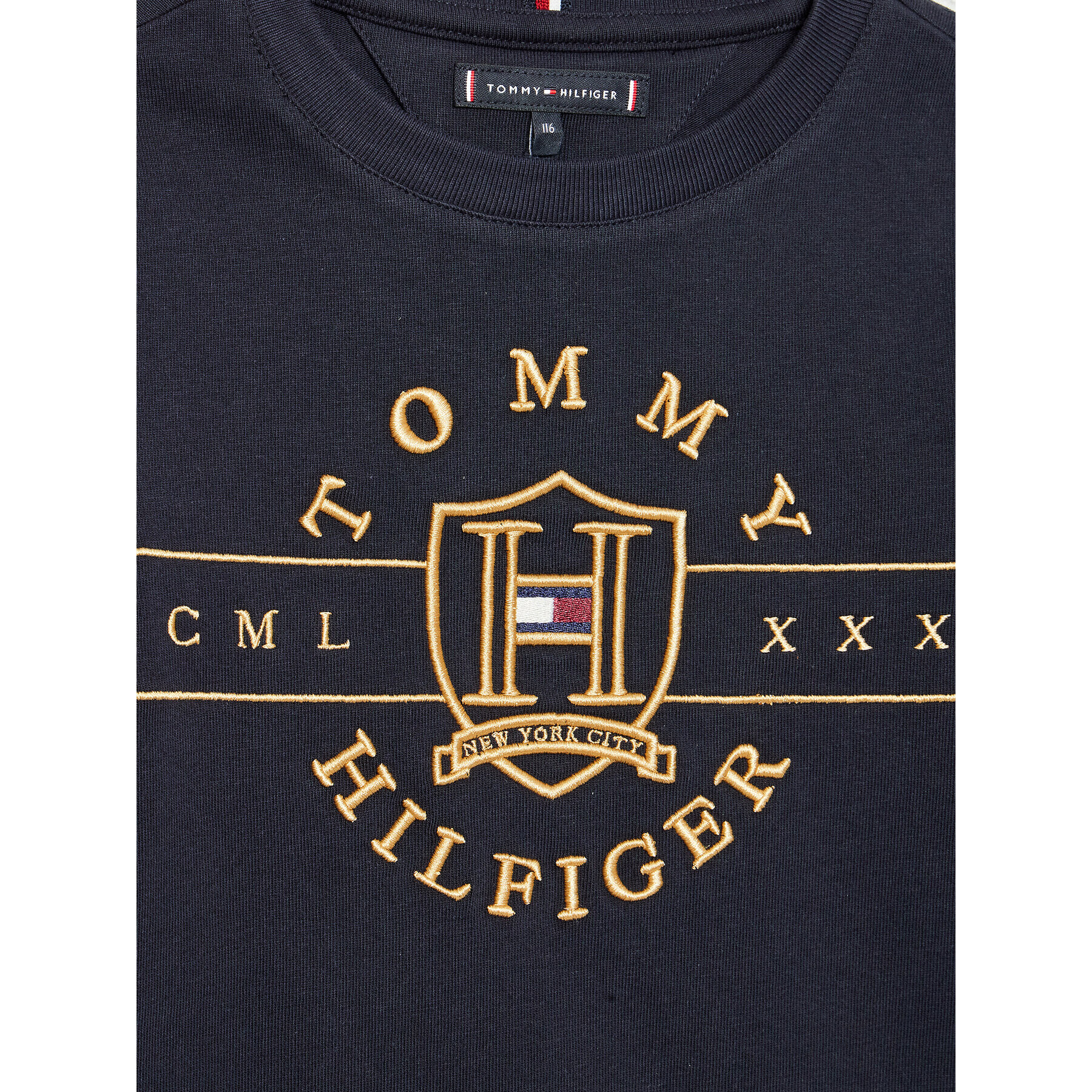 Tommy Hilfiger Halenka KB0KB07591 Tmavomodrá Regular Fit - Pepit.cz