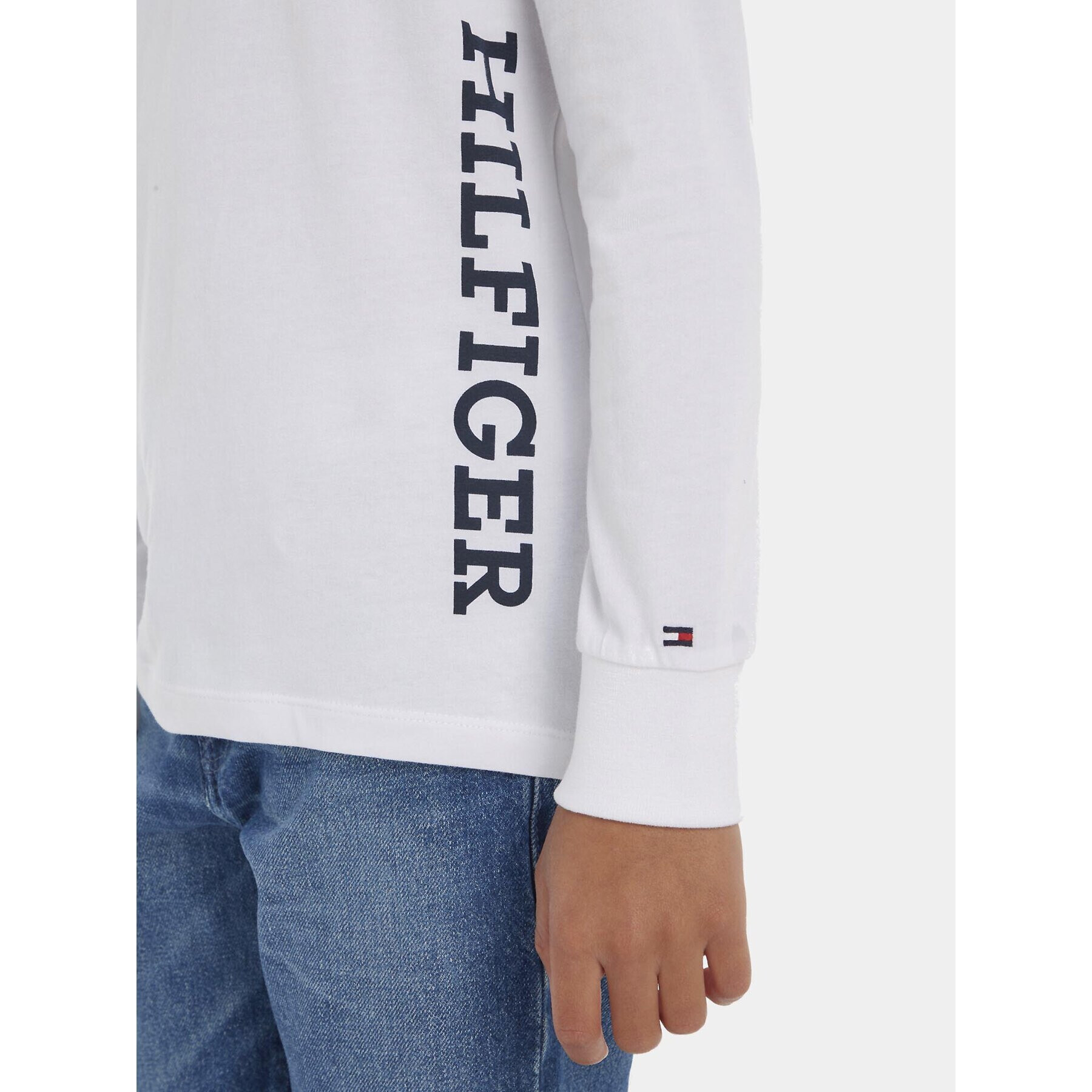 Tommy Hilfiger Halenka KB0KB08327 D Bílá Regular Fit - Pepit.cz