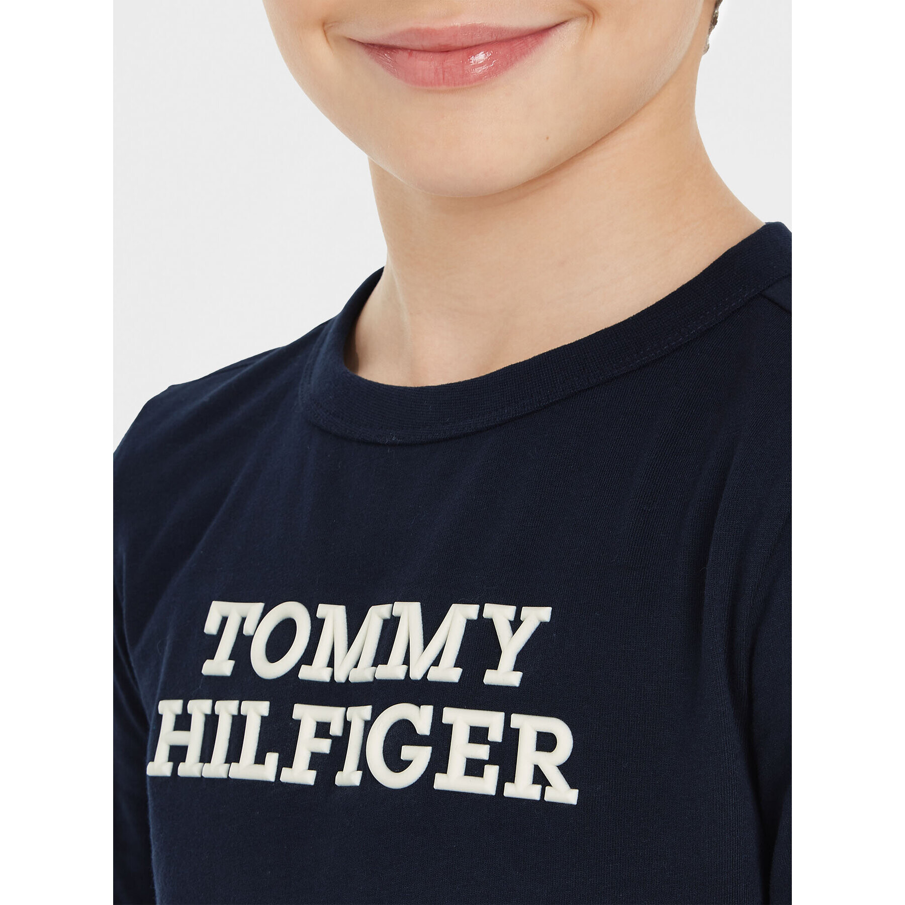 Tommy Hilfiger Halenka KB0KB08554 S Tmavomodrá Regular Fit - Pepit.cz