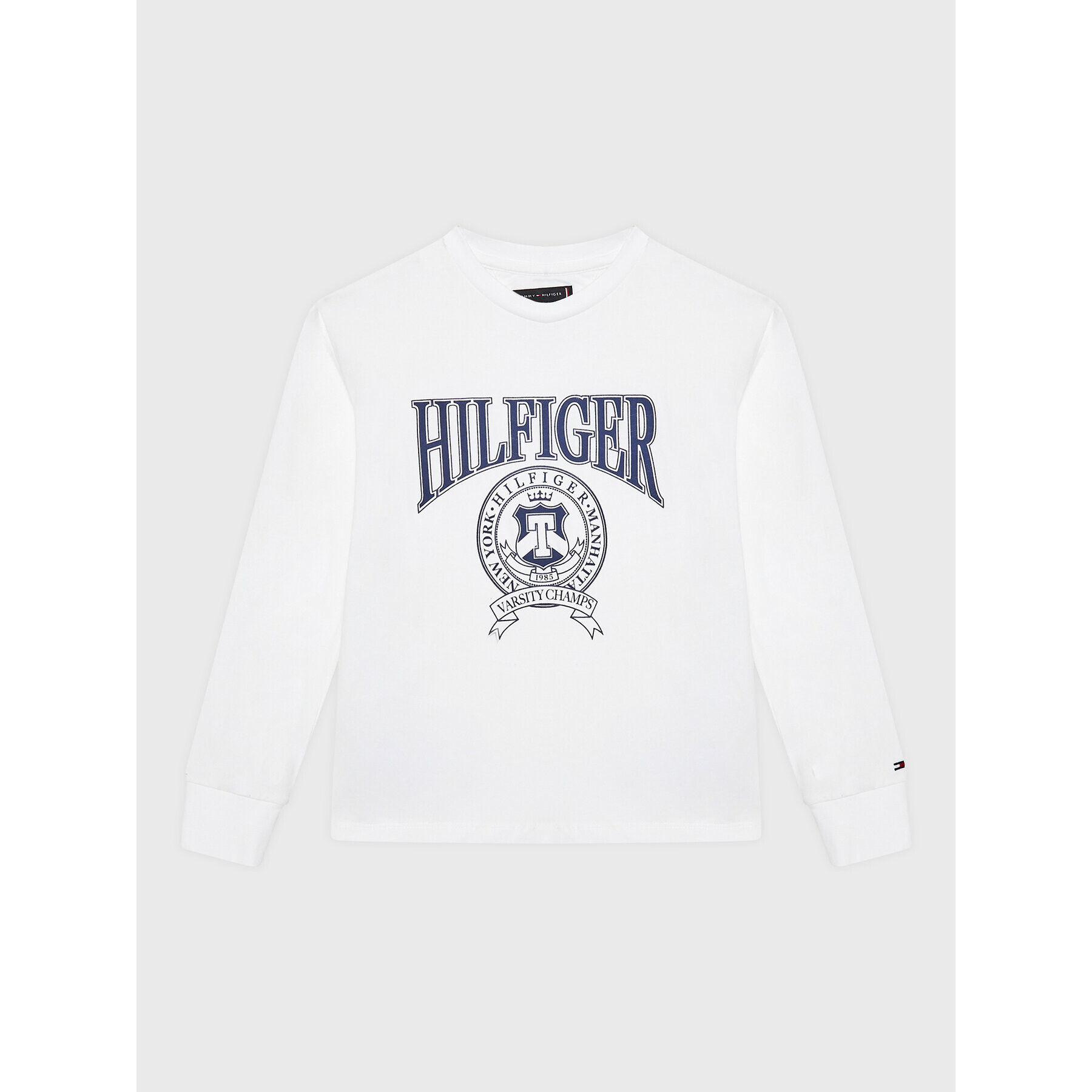 Tommy Hilfiger Halenka Varsity KB0KB08024 D Bílá Regular Fit - Pepit.cz